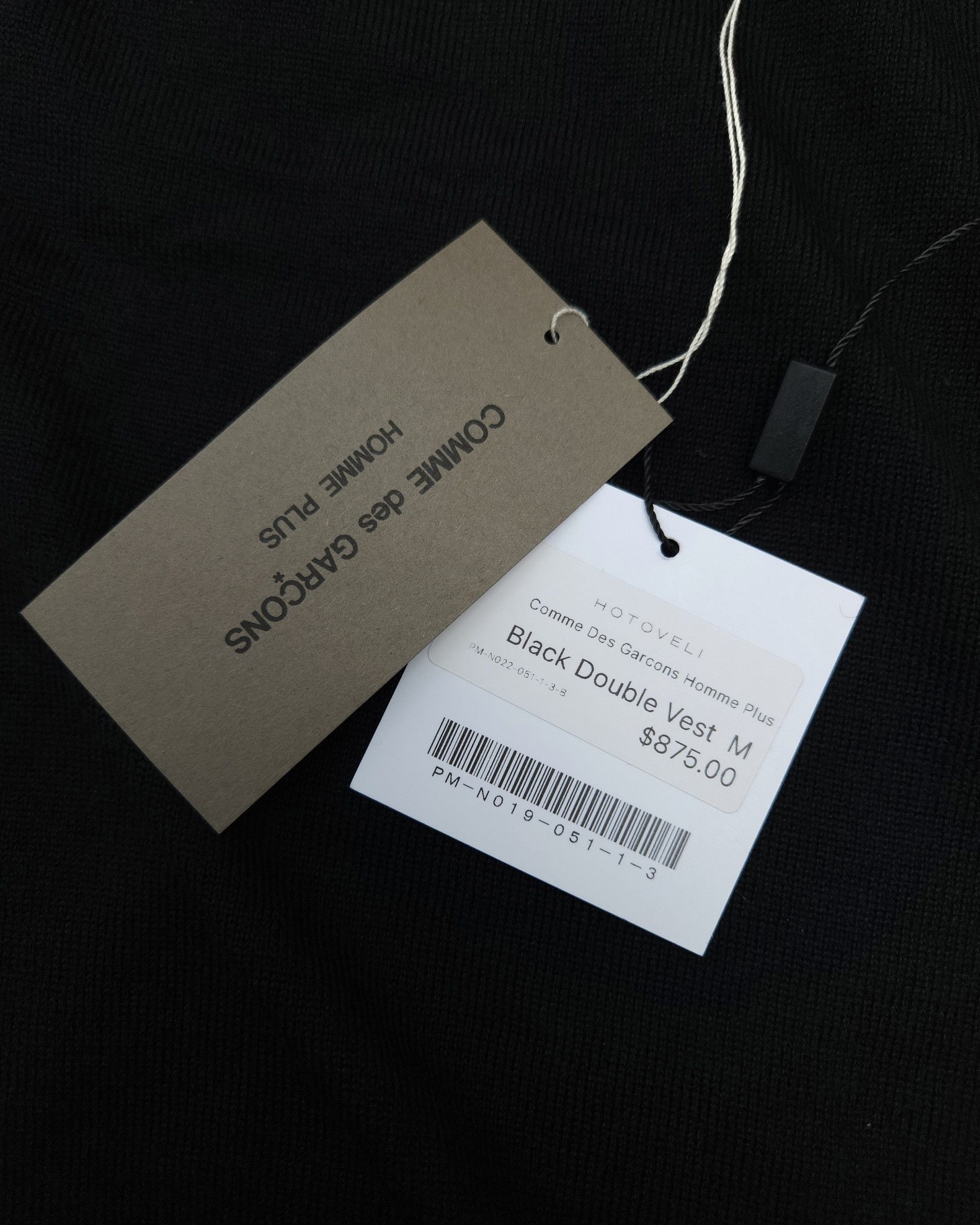Comme des Garcons Comme des Garçons Homme Plus Double Layer Knit Vest Size US M / EU 48-50 / 2 - 6 Thumbnail