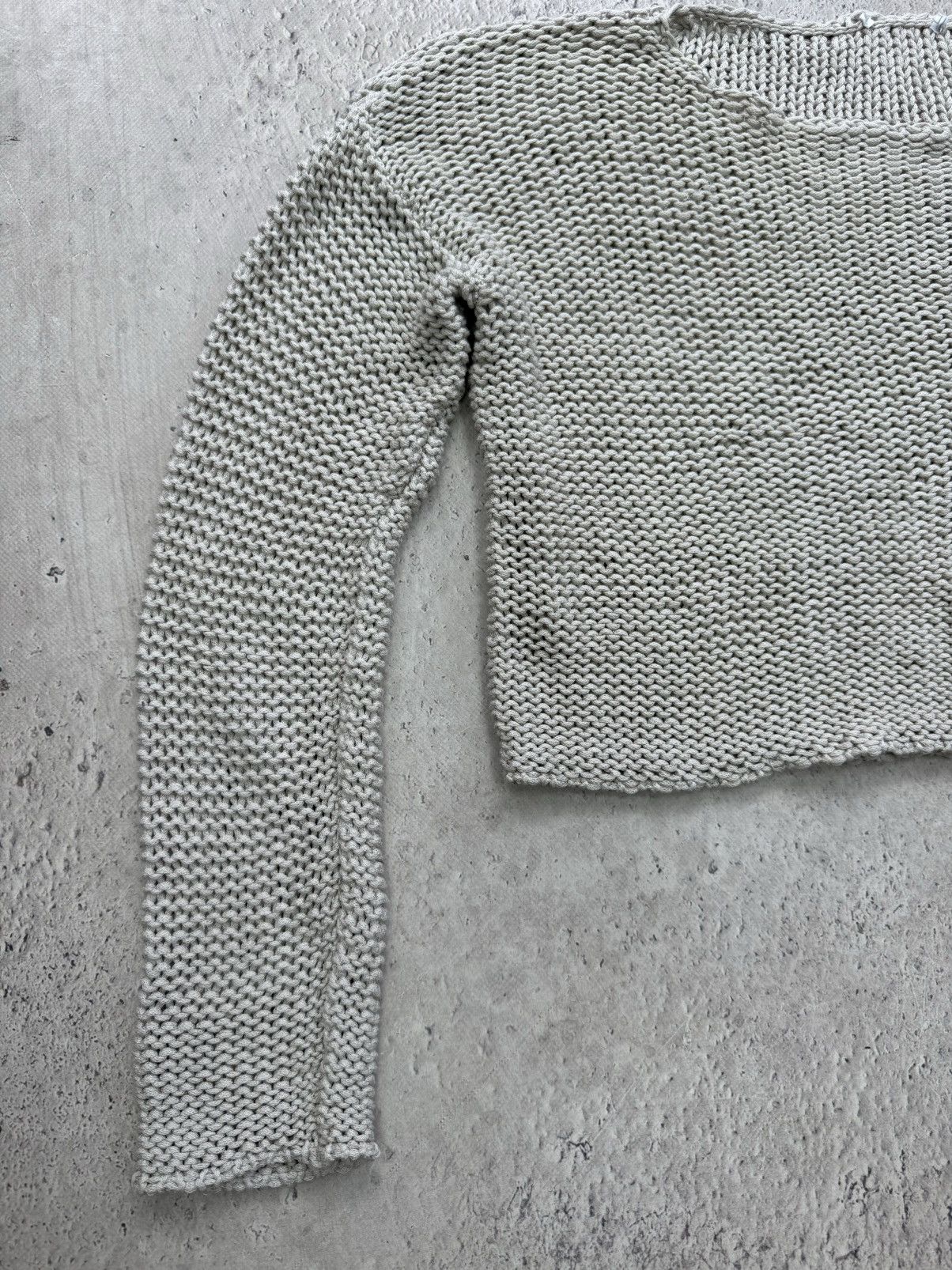 Japanese Brand SALE💣💣 VINTAGE ARCHIVE Y2K JPG STYLE MESH STRIPED SWEATER Size US M / EU 48-50 / 2 - 6 Thumbnail