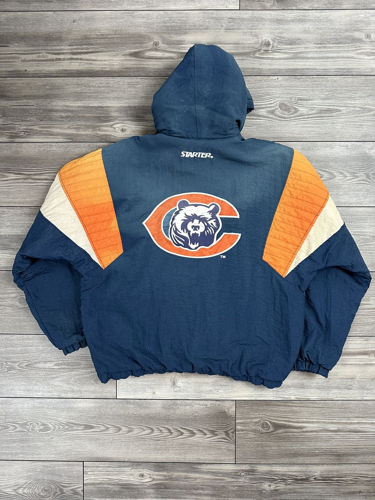 NFL × Vintage Vintage 90’s Chicago Bears Starter Jacket Size US L / EU 52-54 / 3 - 2 Thumbnail