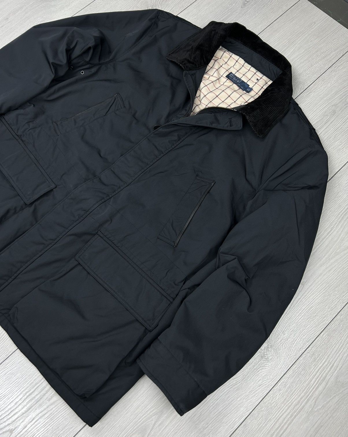 Polo Ralph Lauren × Vintage Polo Ralph Lauren Vintage Men’s Black Jacket Size XL Size US XL / EU 56 / 4 - 2 Thumbnail