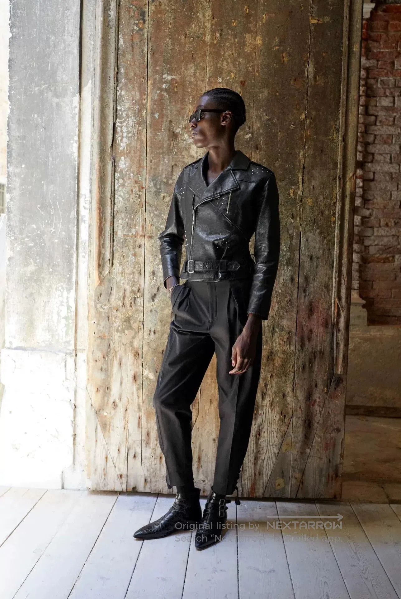 Saint Laurent Paris saint laurent studded black leather jacket. Size US S / EU 44-46 / 1 - 8 Thumbnail
