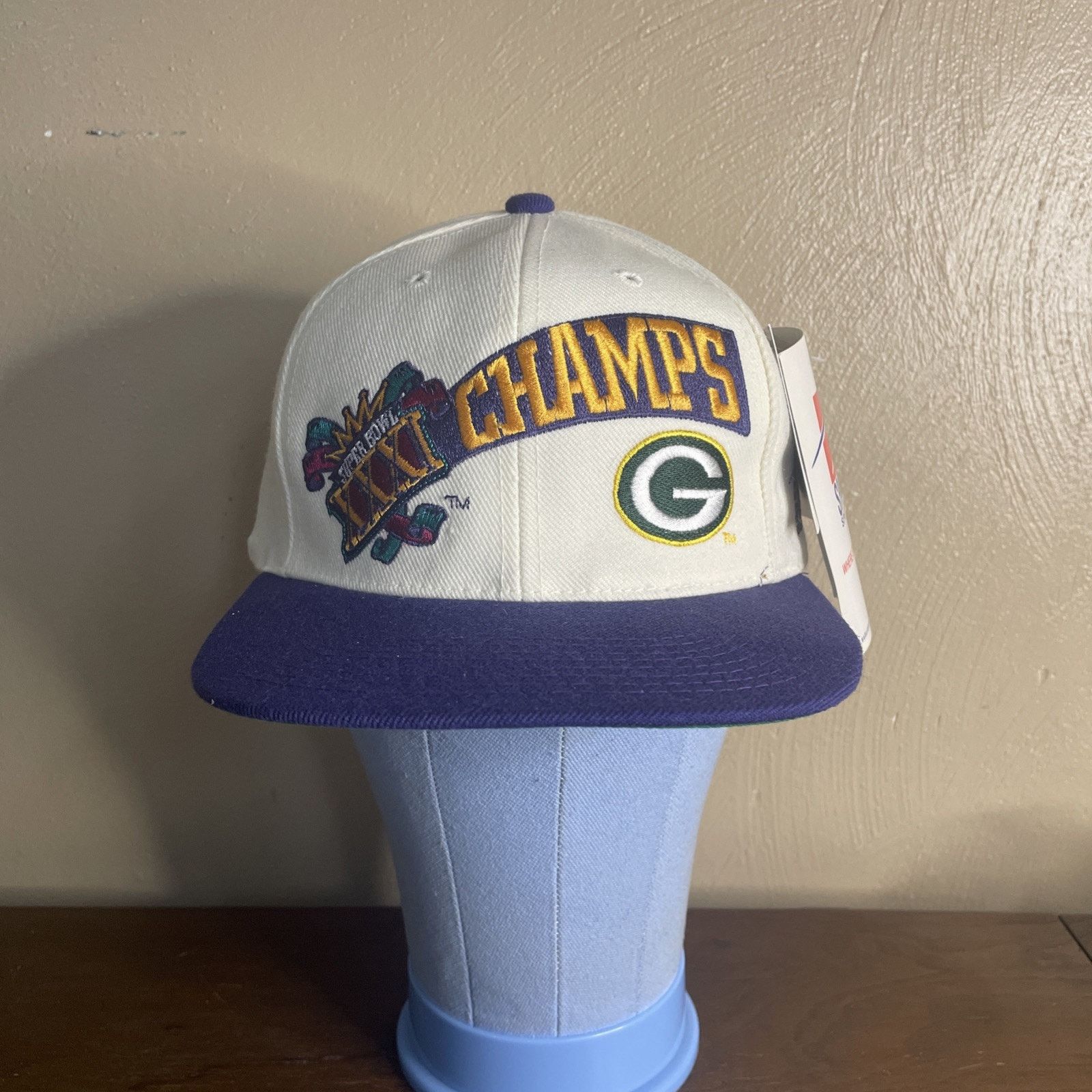 Sports Specialties Vtg GreenBay Packers Hat SnapBack SuperBowl XXXI SS Size US XL / EU 56 / 4 - 2 Thumbnail