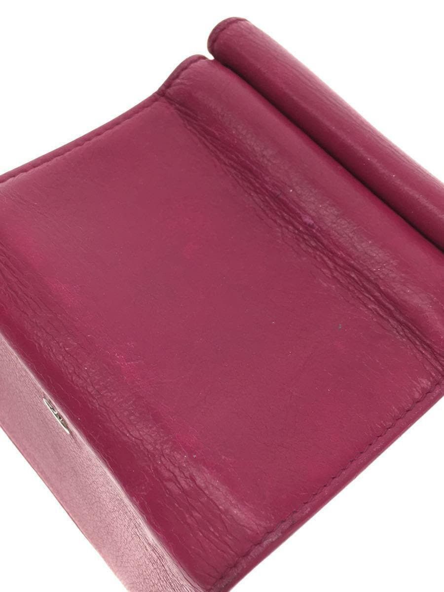 Balenciaga Balenciaga Leather Tri-Fold Wallet Pink Size ONE SIZE - 7 Thumbnail