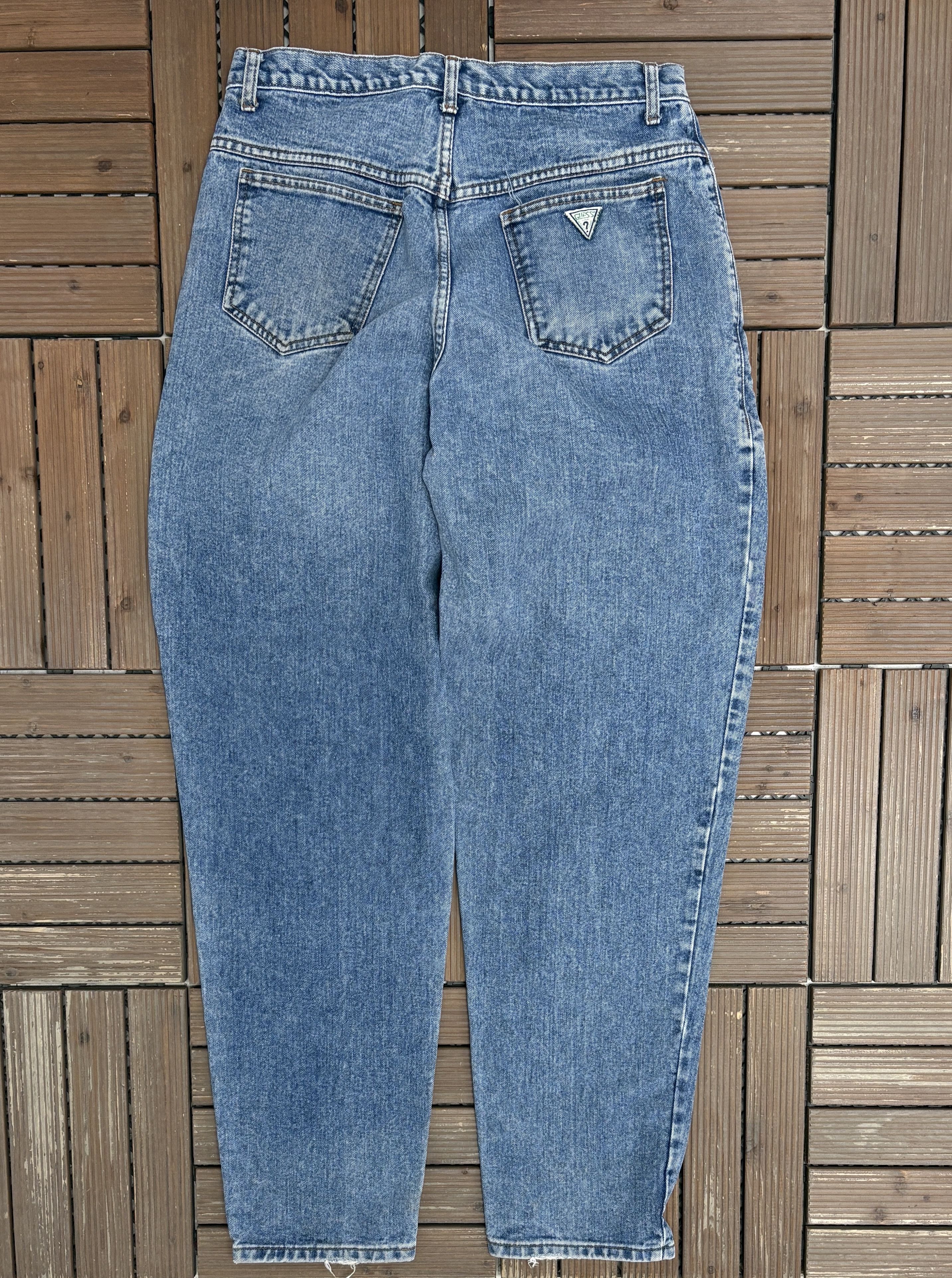 Guess Guess Straight Leg Vintage Blue Denim Jeans Size US 36 / EU 52 - 4 Thumbnail
