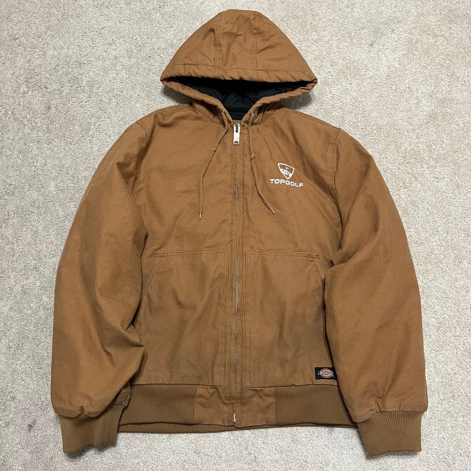 Dickies Dickies Full Zip Brown Hooded Workwear Cold Weather Jacket M Size US M / EU 48-50 / 2 - 1 Thumbnail