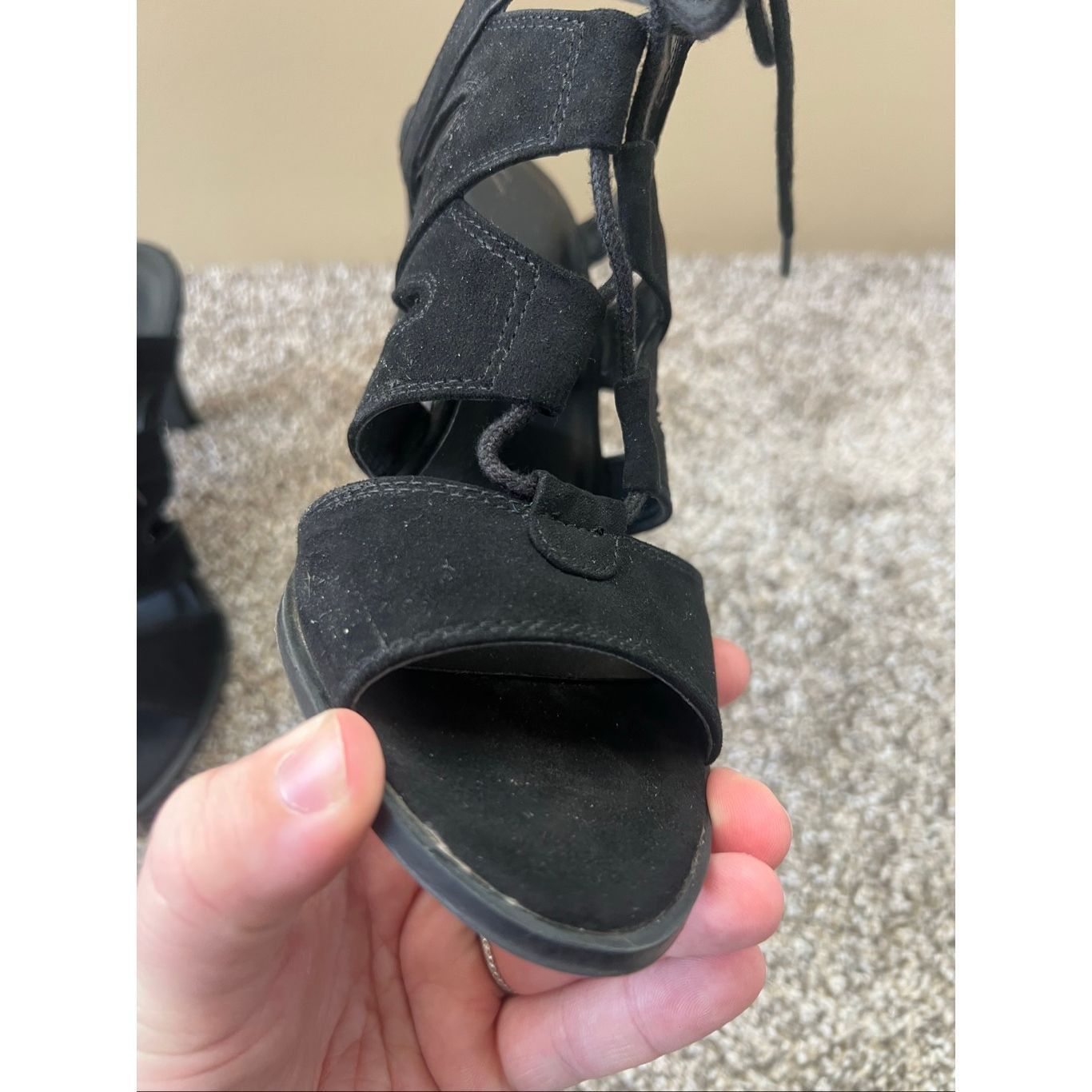 Other Simply Vera Vera Wang Black Heels Woman’s Size 7.5 Preowned Size US 7.5 / IT 37.5 - 5 Thumbnail