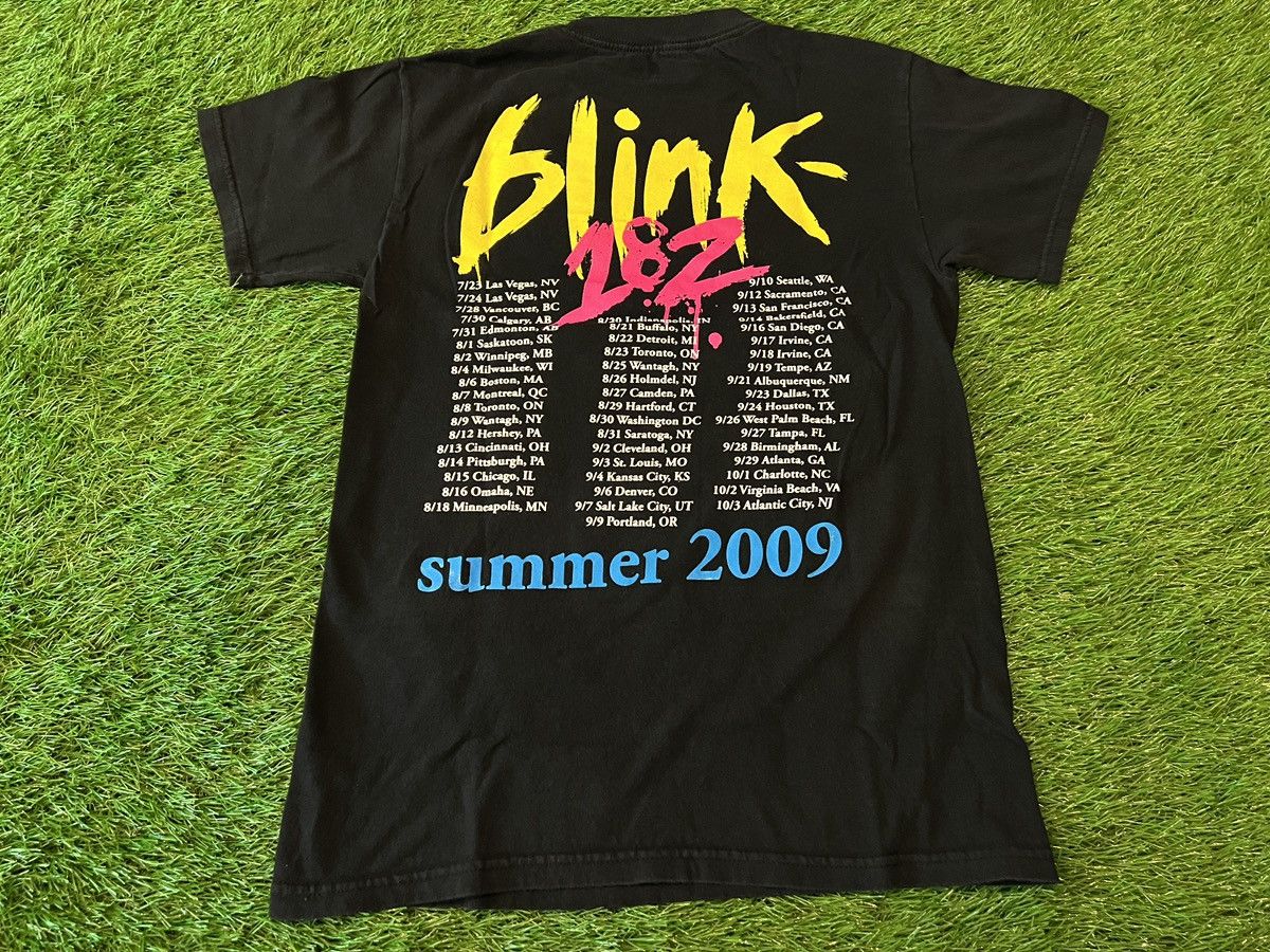 Band Tees Blink 182 Concert Tour Shirt Summer 2009 Band Double Sided Size US S / EU 44-46 / 1 - 4 Thumbnail