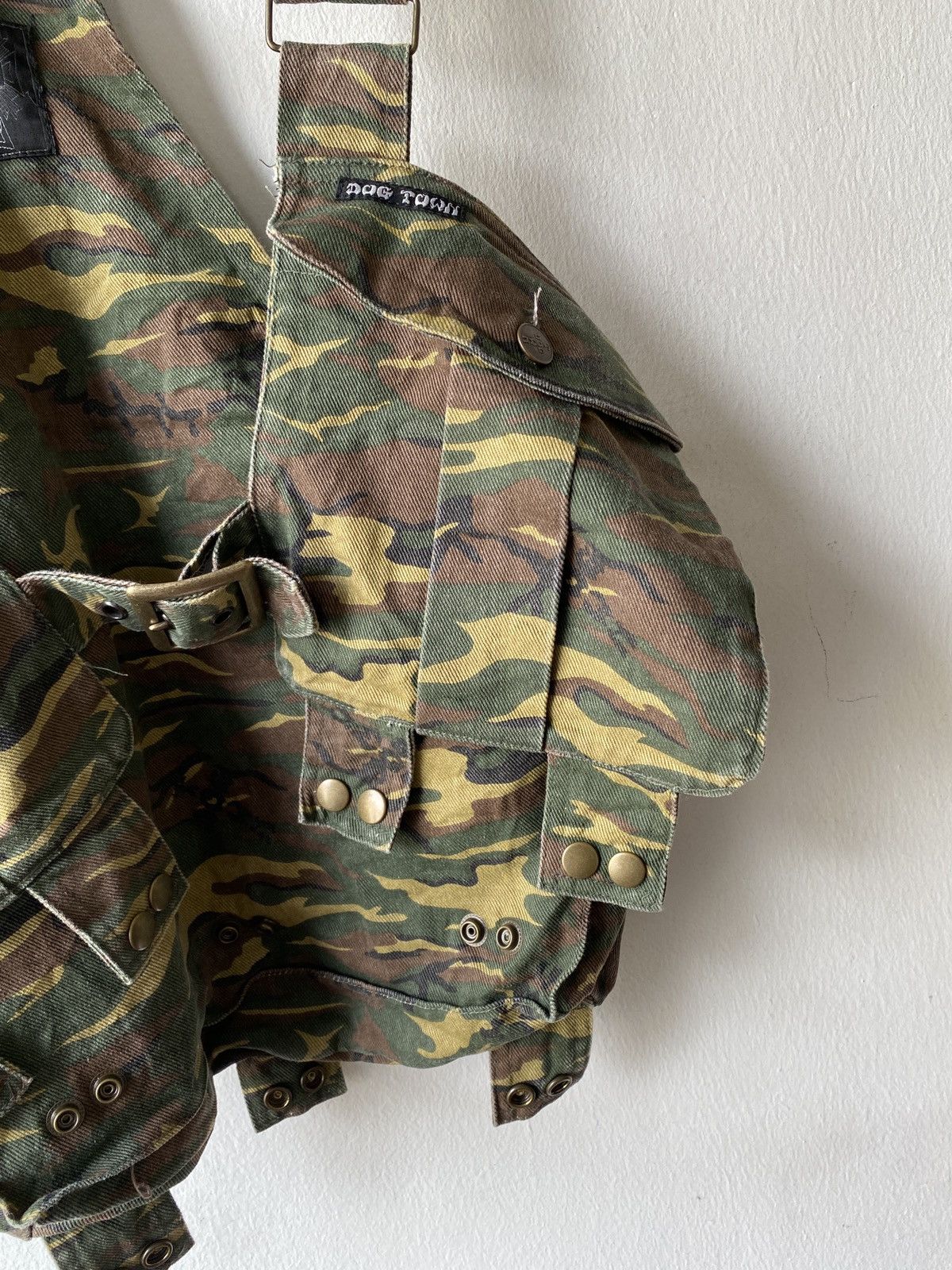 Dogtown × Vintage Vintage 90’s Dogtown Camo Tactical Vest Size US M / EU 48-50 / 2 - 9 Thumbnail