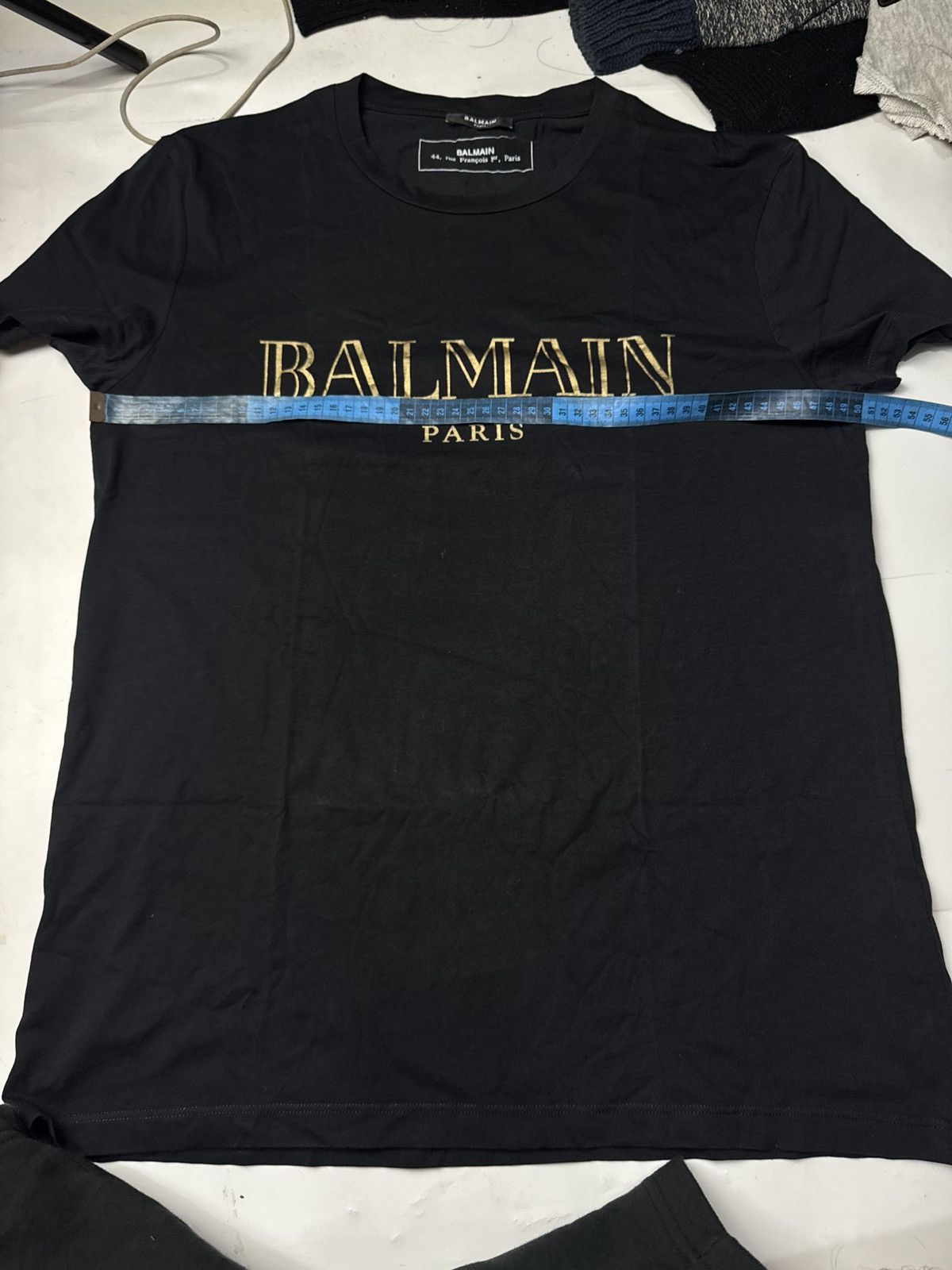 Balmain Balmain Logo Tees Size US L / EU 52-54 / 3 - 8 Thumbnail