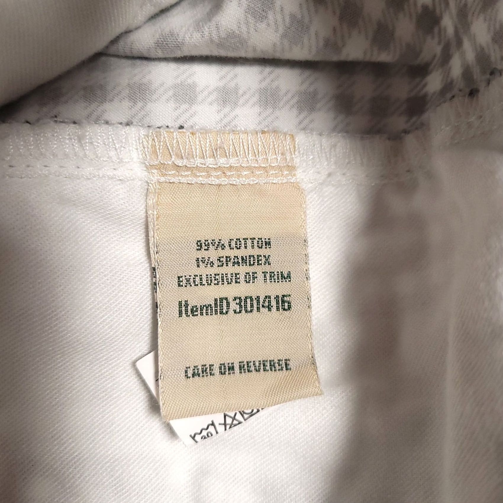 Vintage LL Bean Shorts Womens 16 Black White Gingham Favorite Fit Stretch Casual Summer Size 38" / US 16 / IT 52 - 5 Thumbnail