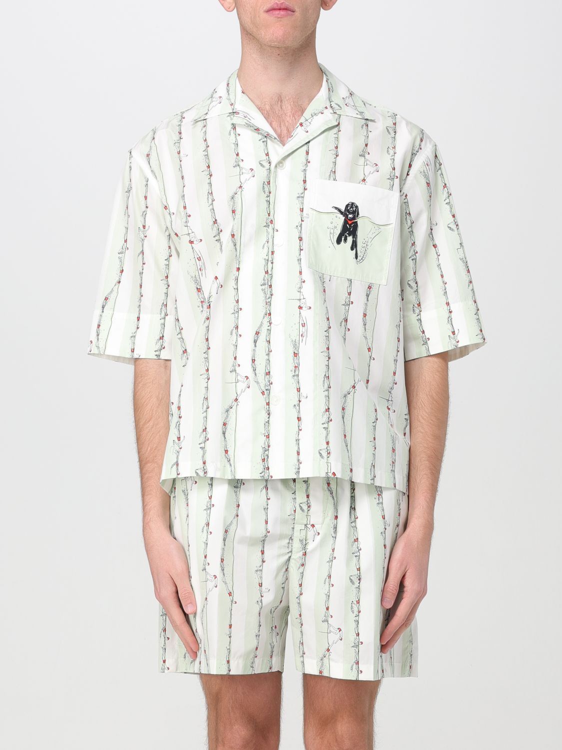 image of Bottega Veneta Shirt Men White (Size Medium)