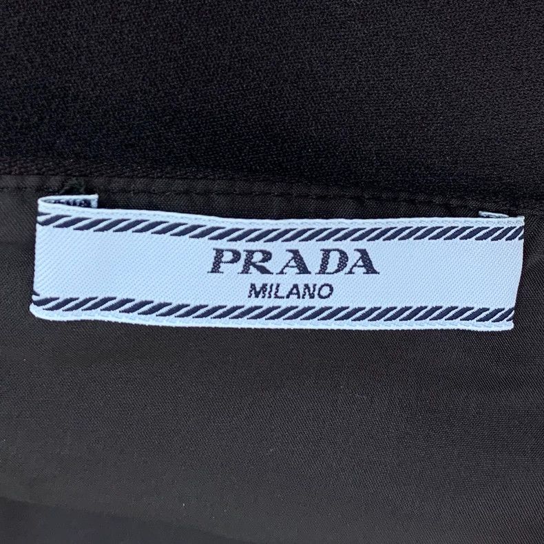 Prada Prada Black wool strap dress Size XS / US 0-2 / IT 36-38 - 5 Thumbnail
