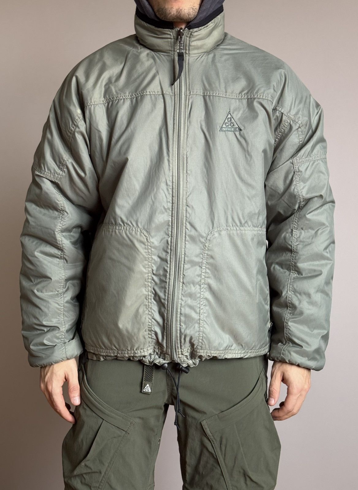 Nike ACG M-L Nike ACG Vintage Reversible Sherpa Fleece Jacket Level 3 Size US M / EU 48-50 / 2 - 2 Thumbnail