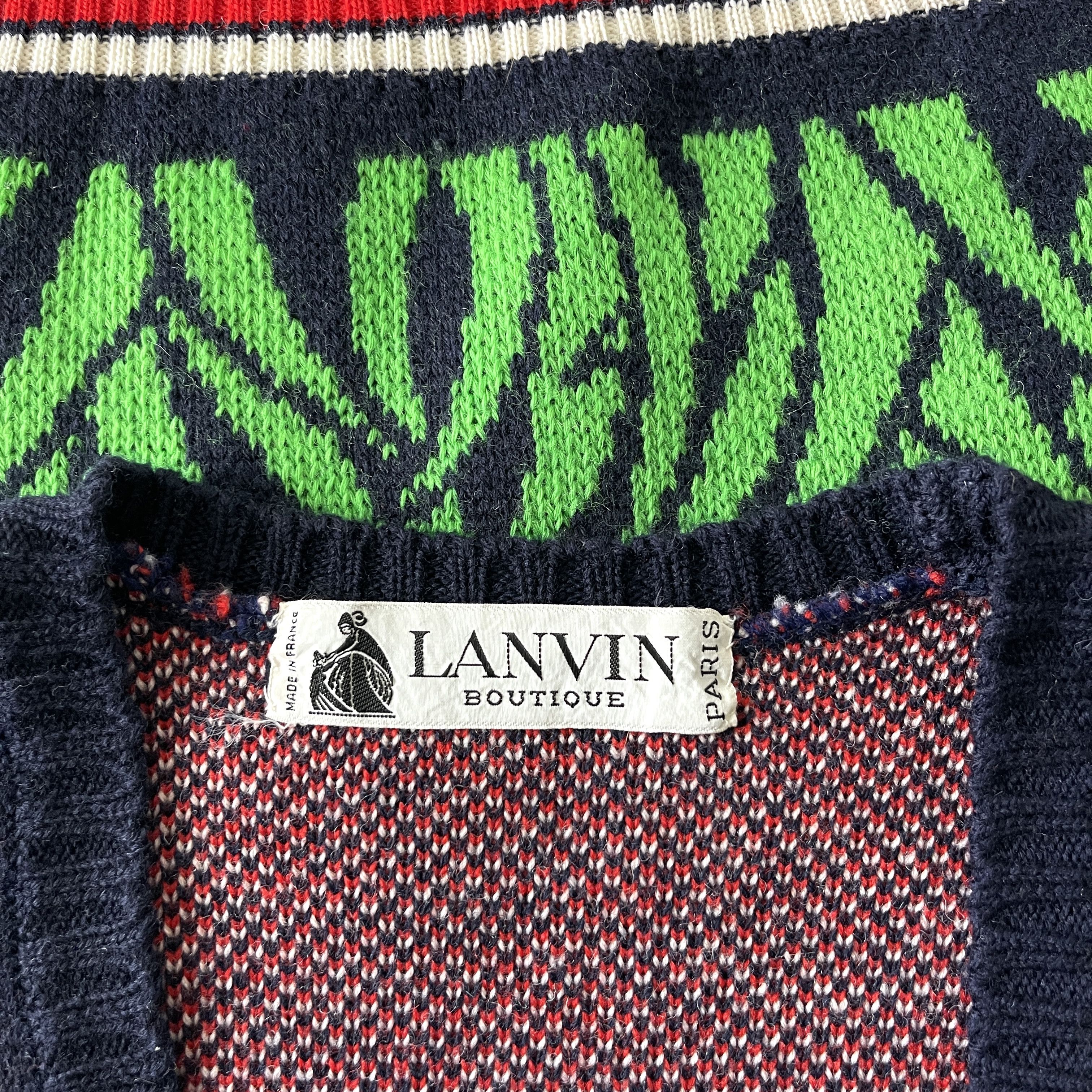 Lanvin LANVIN Wool Vintage Vest Y2K Size XS-M Size S / US 4 / IT 40 - 6 Thumbnail