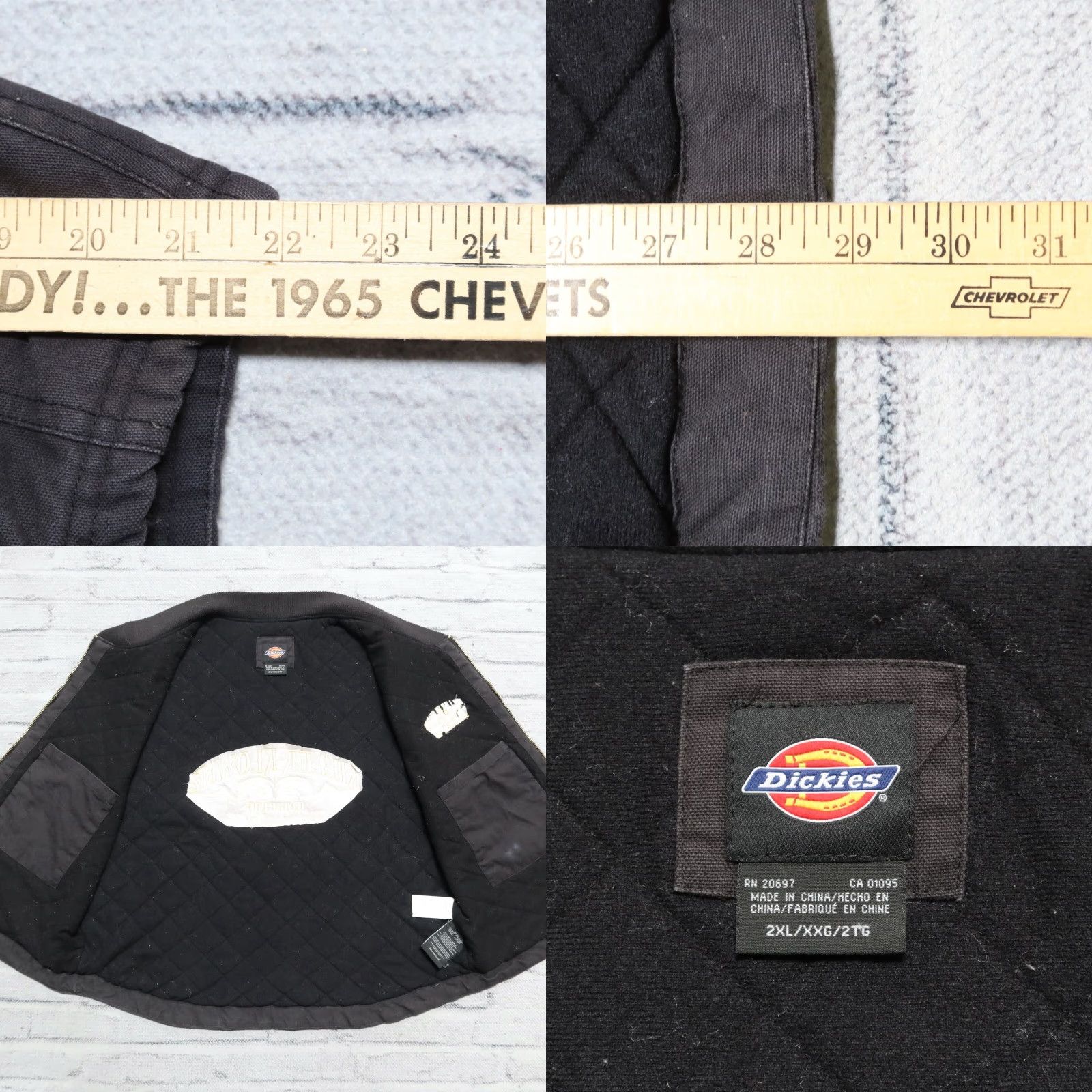 Dickies VINTAGE Killer Klownz Car Club Watsonville Ca Work Vest Dickies 2XL Black Mens Vest Size US XXL / EU 58 / 5 - 8 Thumbnail