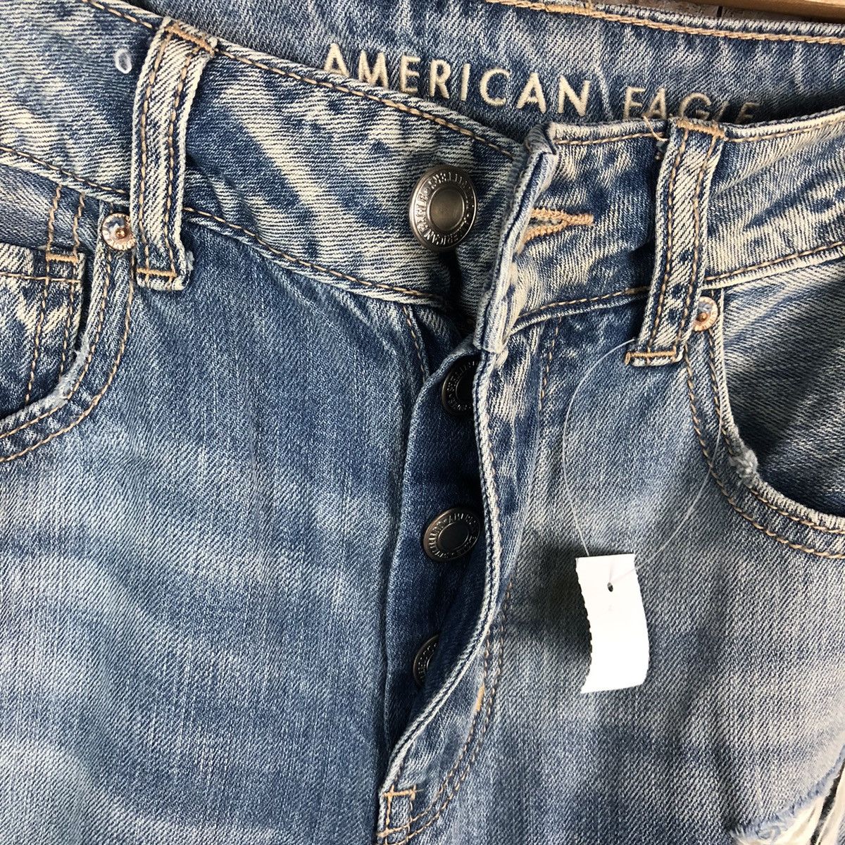 American Eagle Outfitters American Eagle Blue Distressed Denim Pants #A1006 Size 28" / US 6 / IT 42 - 15 Thumbnail