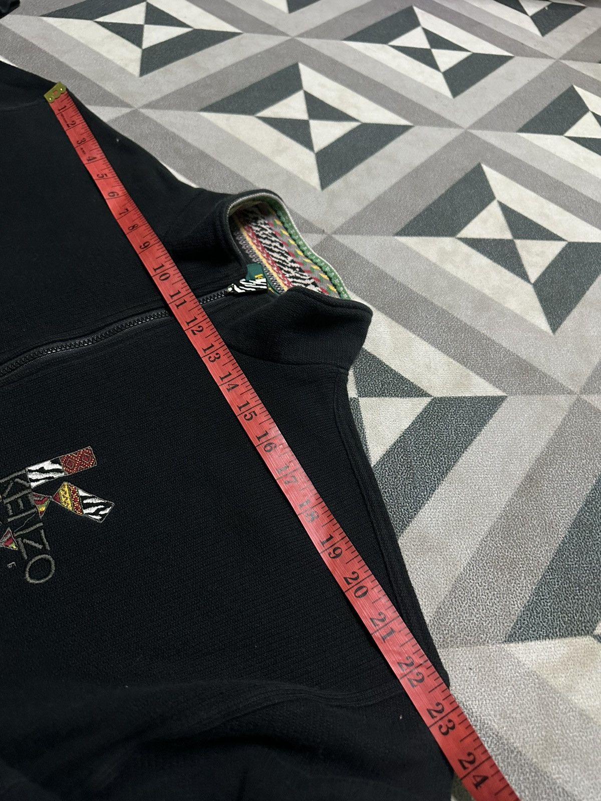 Kenzo Vintage Kenzo half zipper sweatshirt Size US L / EU 52-54 / 3 - 10 Thumbnail