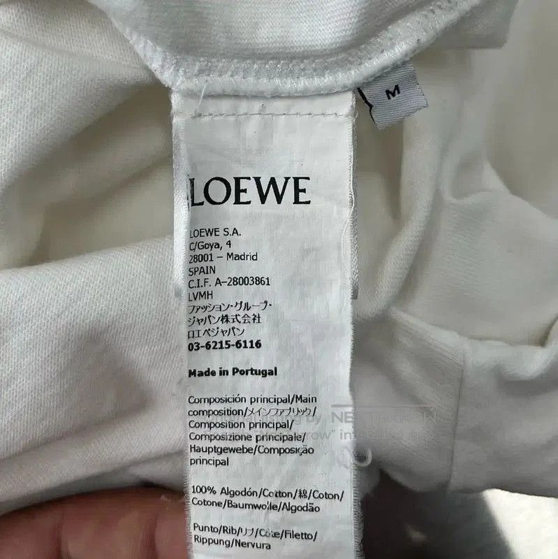 Loewe Loewe White Graphic Tee for Women . Size M / US 6-8 / IT 42-44 - 4 Thumbnail