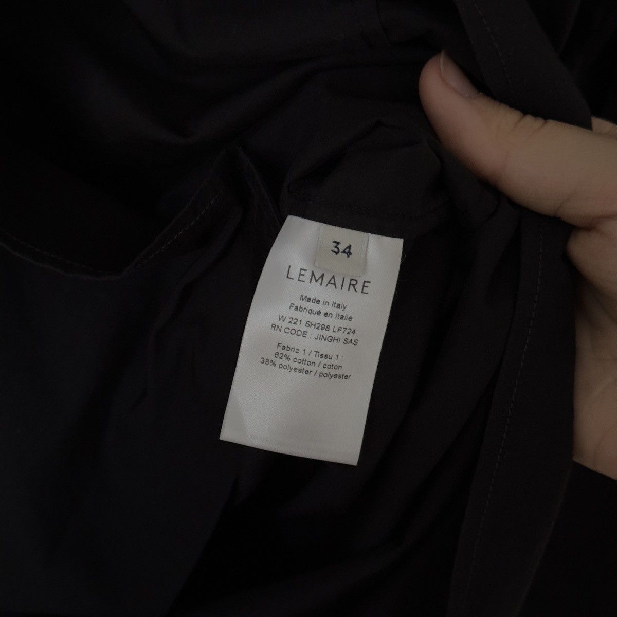 Lemaire LEMAIRE TILTED SHIRT Size XS / US 0-2 / IT 36-38 - 6 Thumbnail
