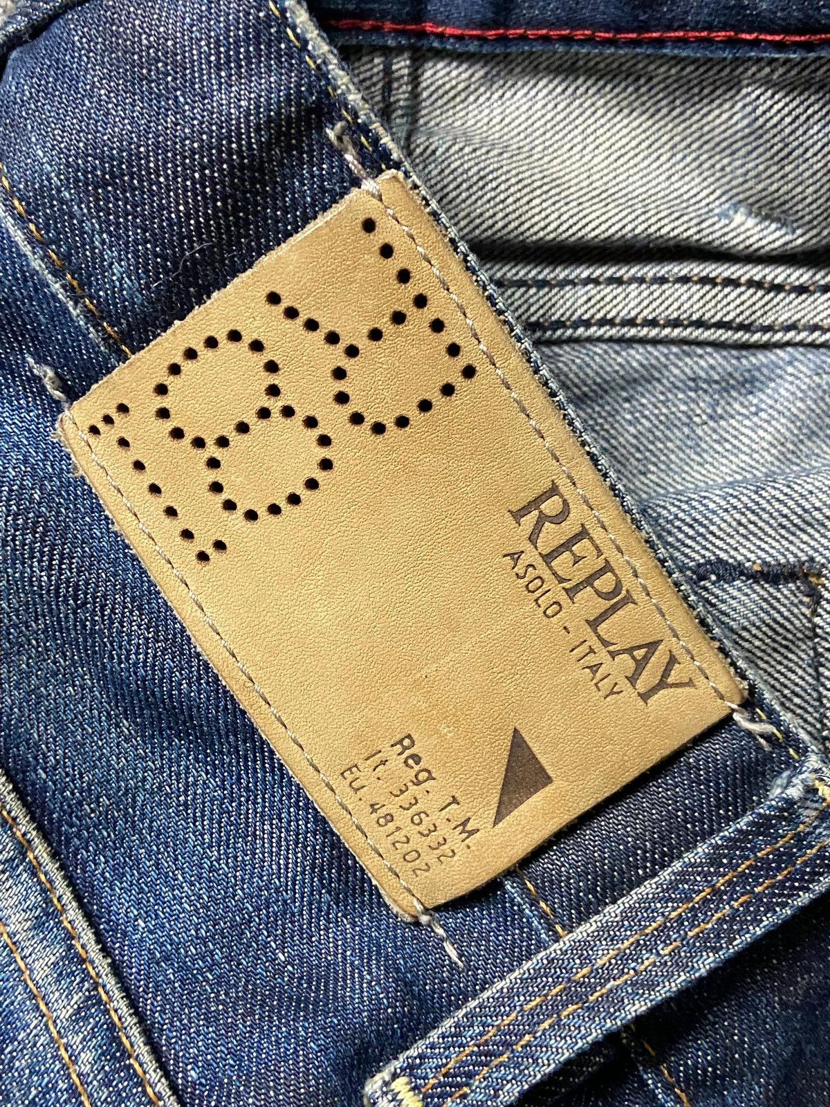 Replay Vintage REPLAY Regular Fit Jeans (143) Size US 34 / EU 50 - 4 Thumbnail