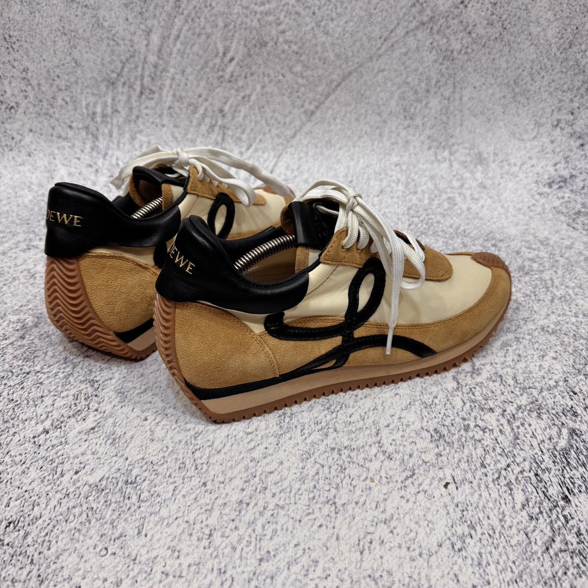 Loewe Loewe Flow Runner Honey Tan Suede Leather Sneakers US10 UK7 Size US 10 / IT 40 - 4 Thumbnail