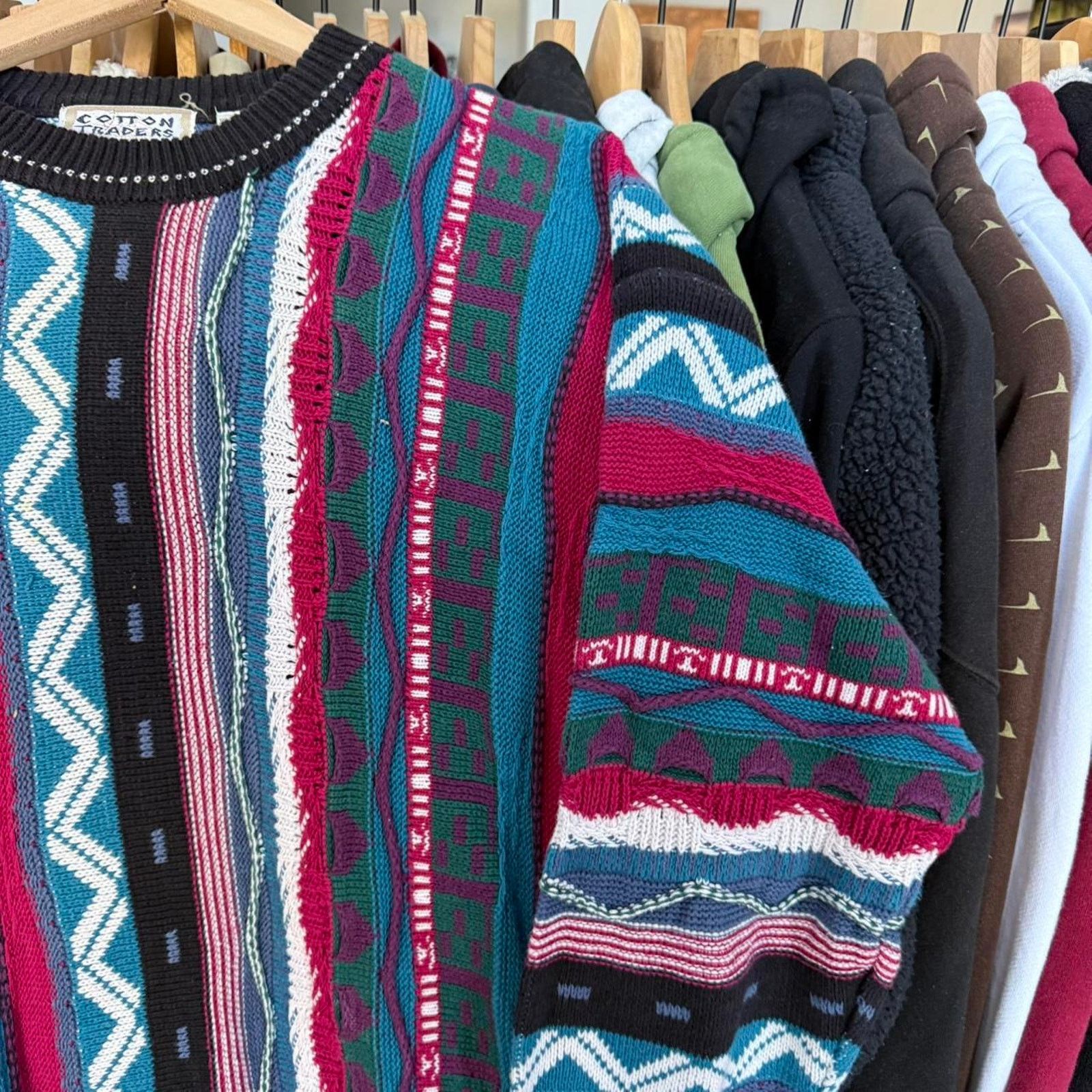 Cotton Traders Vintage 90s Cotton Traders Coogi Style Sweater RARE Size US M / EU 48-50 / 2 - 3 Thumbnail