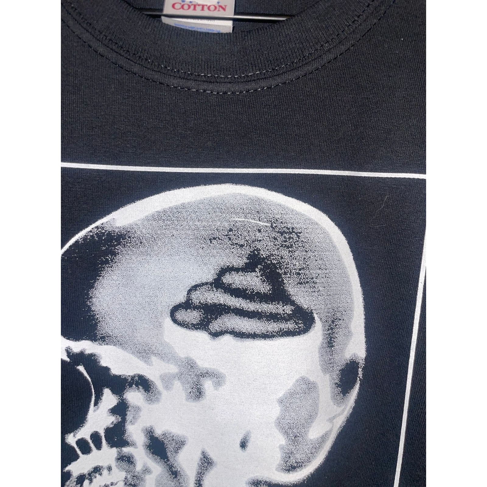 Gildan Y2K It's Not A Tumor Crap For Brains Poop Joke Shirt 2000s S Size US S / EU 44-46 / 1 - 3 Thumbnail
