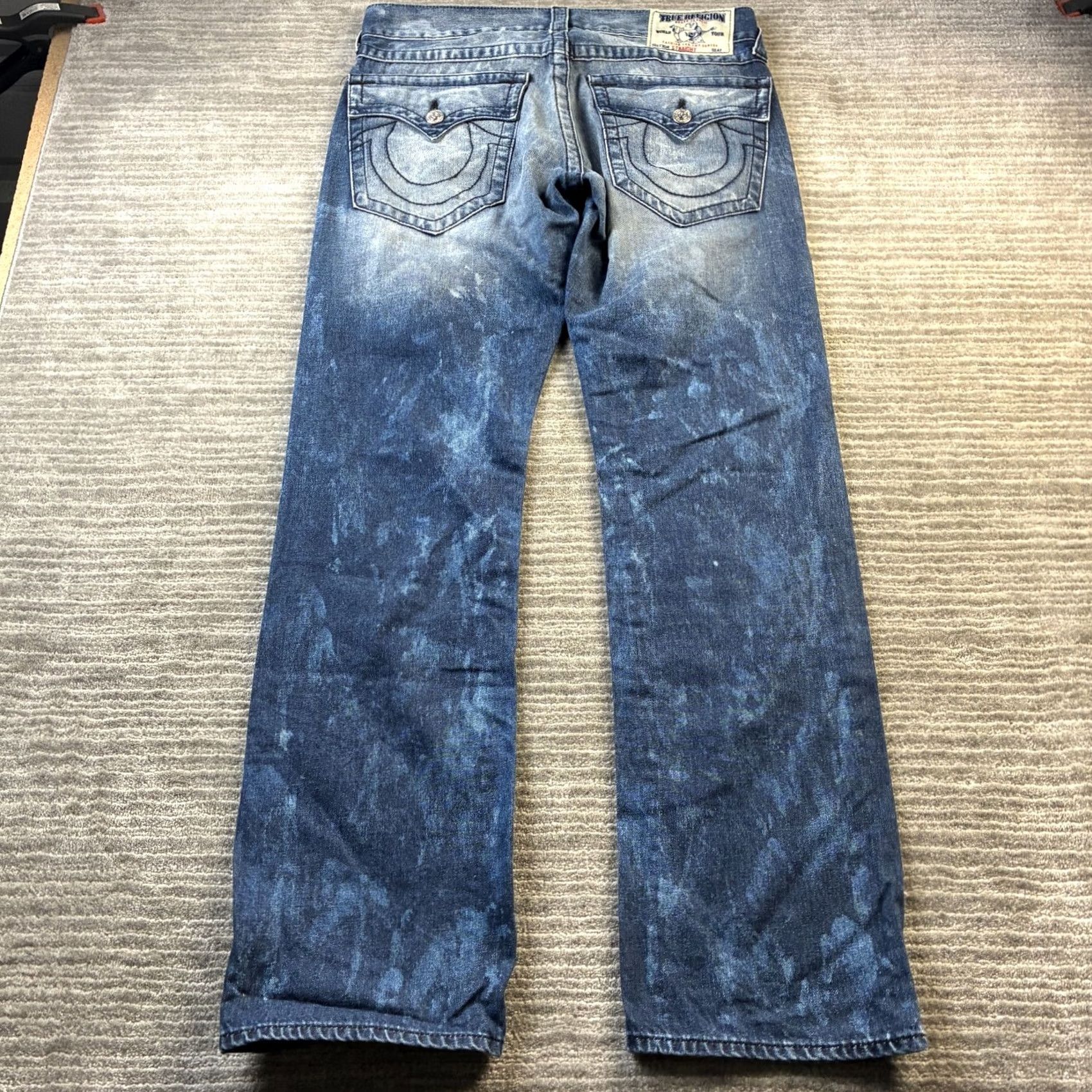 True Religion True Religion Jeans Mens 33x33 T Flap Camo Denim Shirt? Size US 33 - 2 Thumbnail
