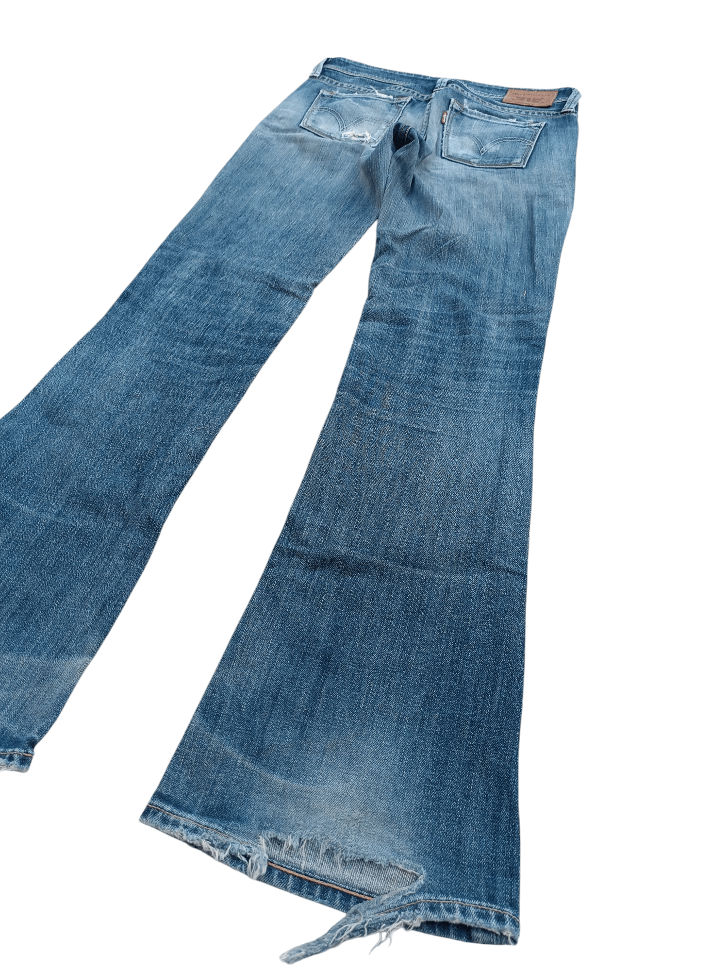 Levi's × Levi's Vintage Clothing × Vintage Vintage Levis Flared Faded Washed Distressed Denim E018 Size US 30 / EU 46 - 6 Thumbnail