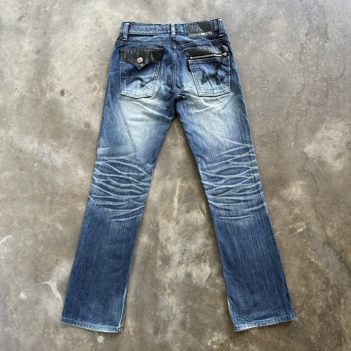 Edwin × Jean × Vintage Vintage Edwin Distressed Faded Denim Jean Pant W30 Size US 30 / EU 46 - 10 Thumbnail