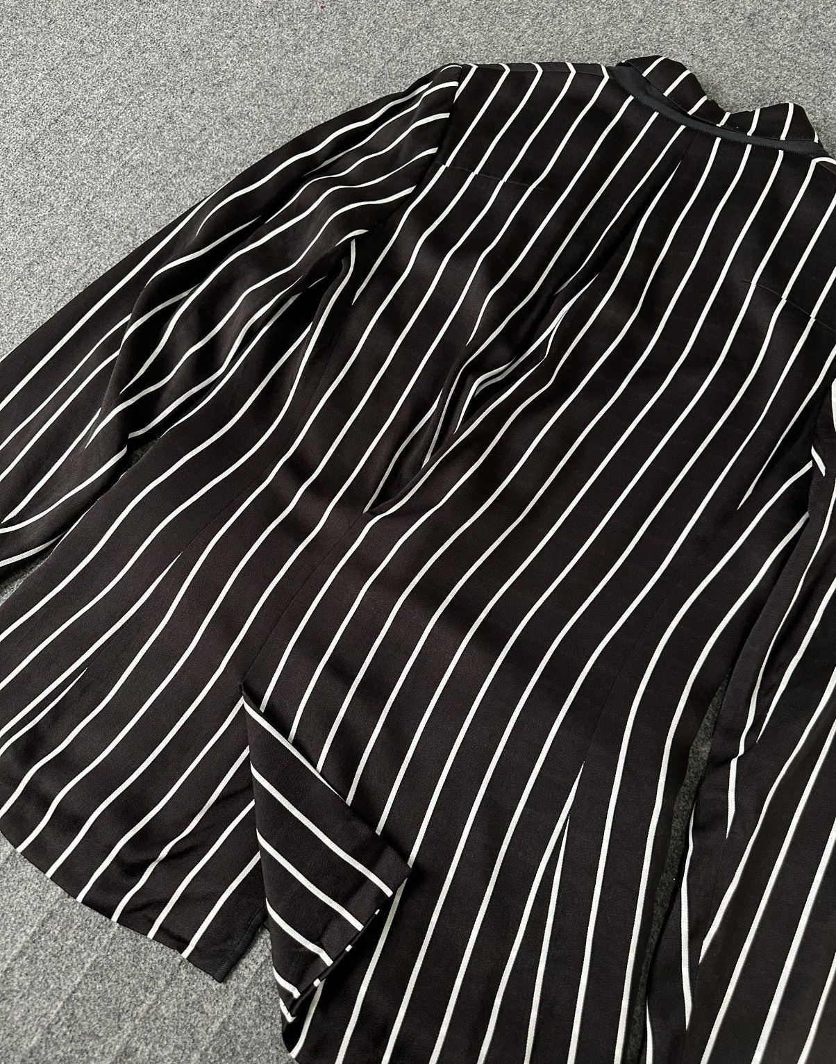 Haider Ackermann Haider Ackermann - SS18 Striped Hand Stitch Blazer Oversized Size XS / US 0-2 / IT 36-38 - 12 Thumbnail