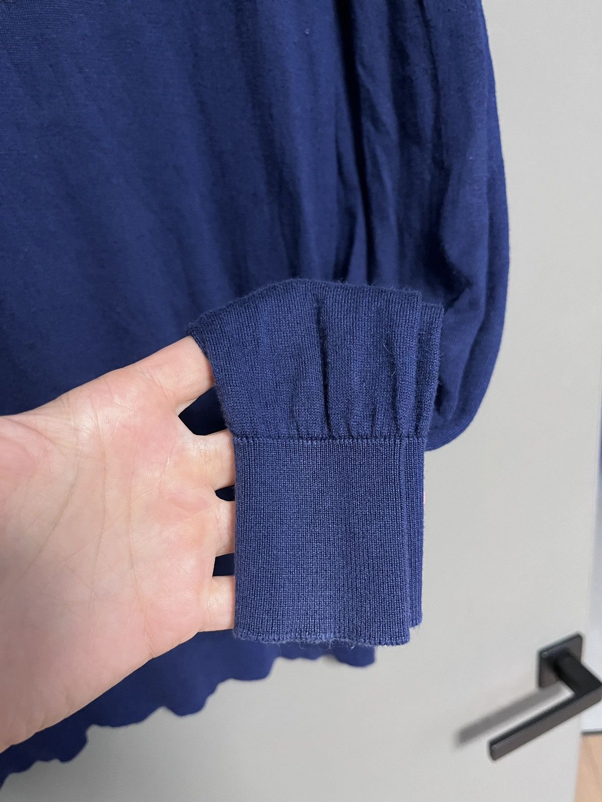 Iceberg Iceberg 1974 Wool Blue Sweater Size US L / EU 52-54 / 3 - 5 Thumbnail