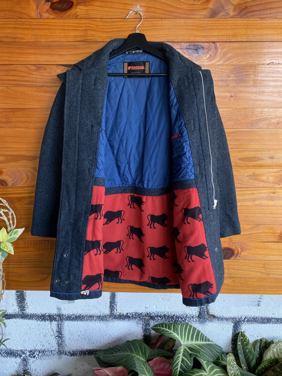 McGregor Vintage McGregor Wool Duffle Coat Hooded Toggle Jacket Grey Size US M / EU 48-50 / 2 - 11 Thumbnail