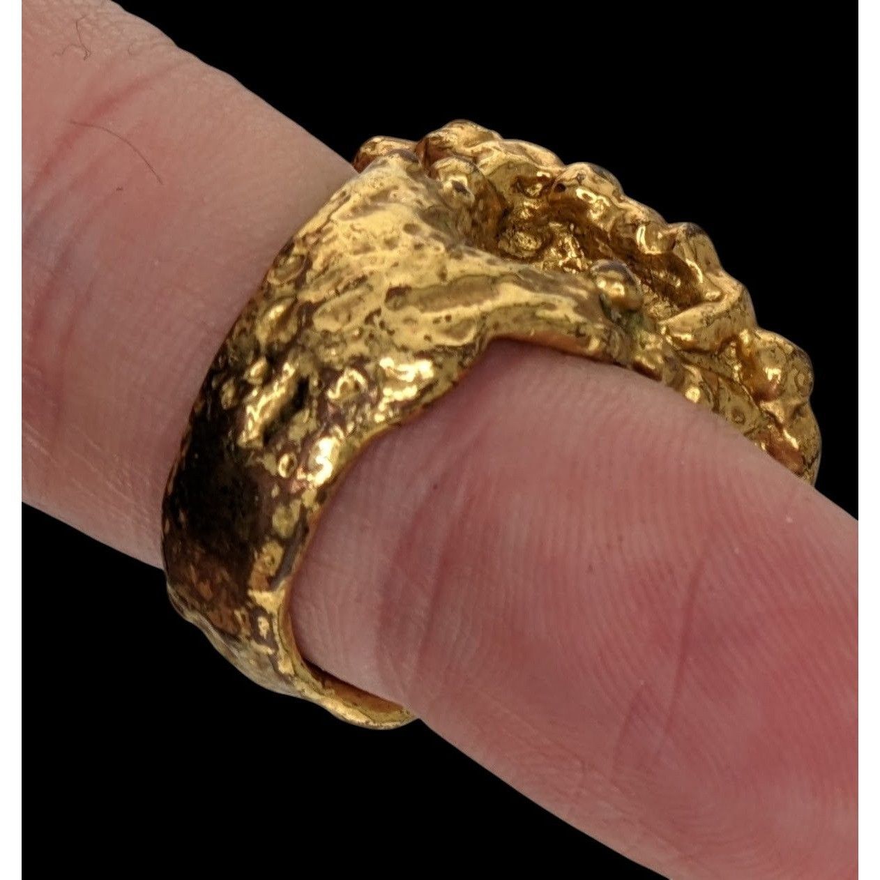Other Vintage Erica Anenberg Yellow Enamel Statement Ring Size 6 W Size ONE SIZE - 4 Thumbnail