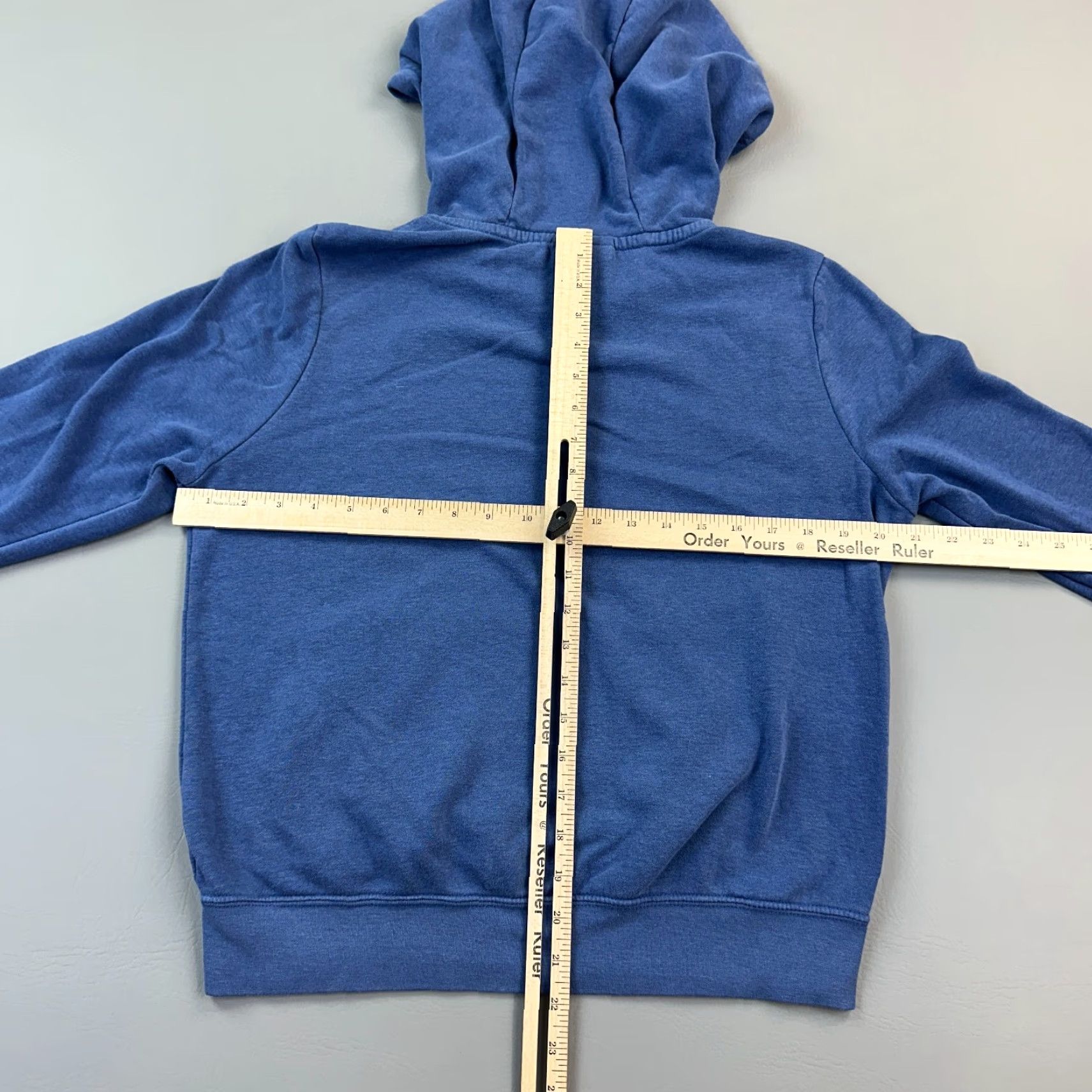 Nike Nike Sportswear Hoodie Women Small Blue Pullover Swoosh Logo Fold Neck? Size S / US 4 / IT 40 - 7 Thumbnail