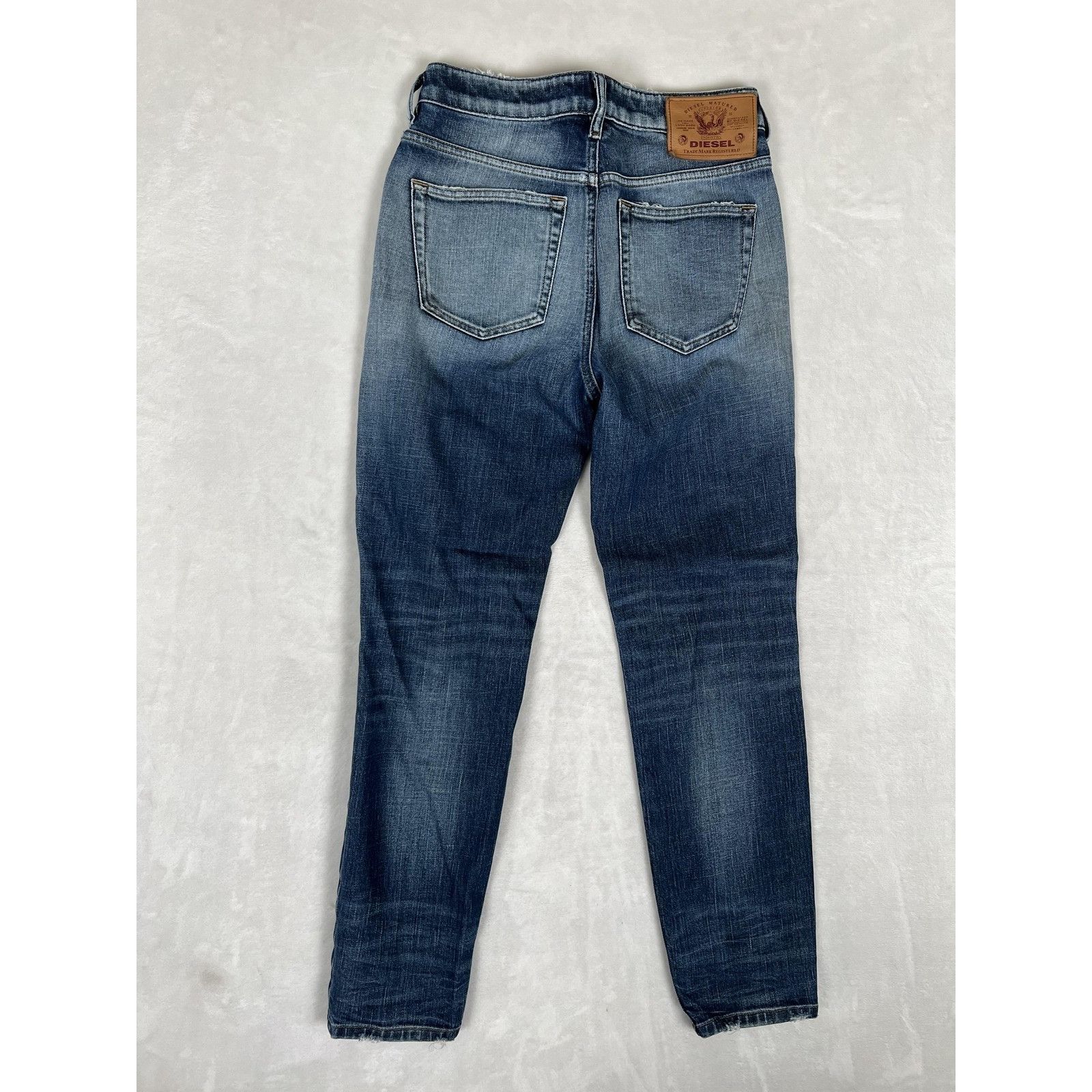 Diesel Diesel Jeans Womens 27x32 Blue D-Joy Slim Straight Leg Stret Size 27" / US 4 / IT 40 - 6 Thumbnail