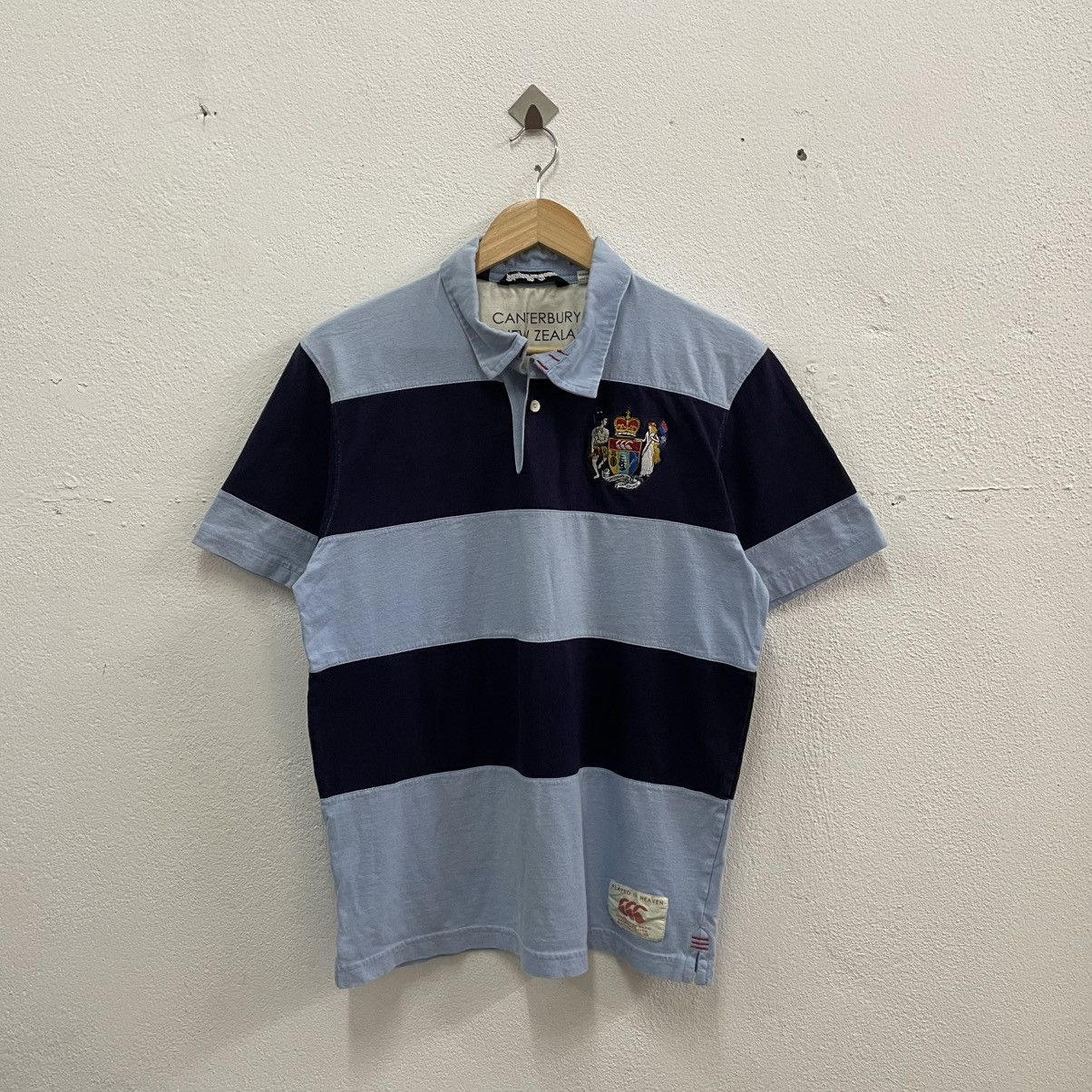 🔥Vintage Canterbury Of New Zealand Stripe Polos Rugby Shirts