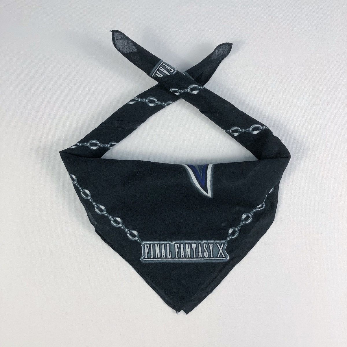 Nintendo Rare Vintage 2001 Final Fantasy X Handkerchief Bandana Size ONE SIZE - 5 Thumbnail