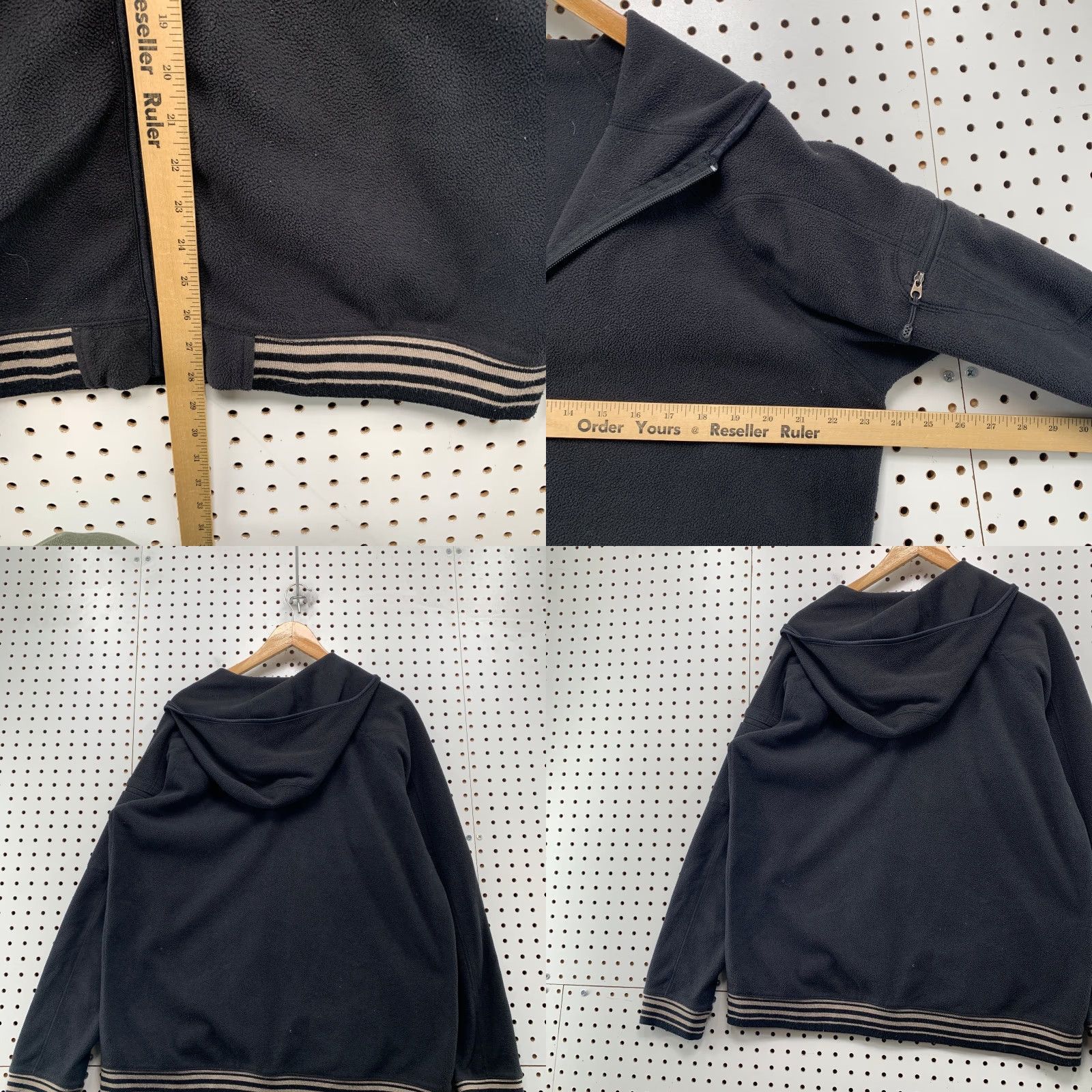 Patagonia Patagonia Fleece Hoodie Jacket Mens Large Black Hooded Zip Outdoor Jacket Size US L / EU 52-54 / 3 - 9 Thumbnail