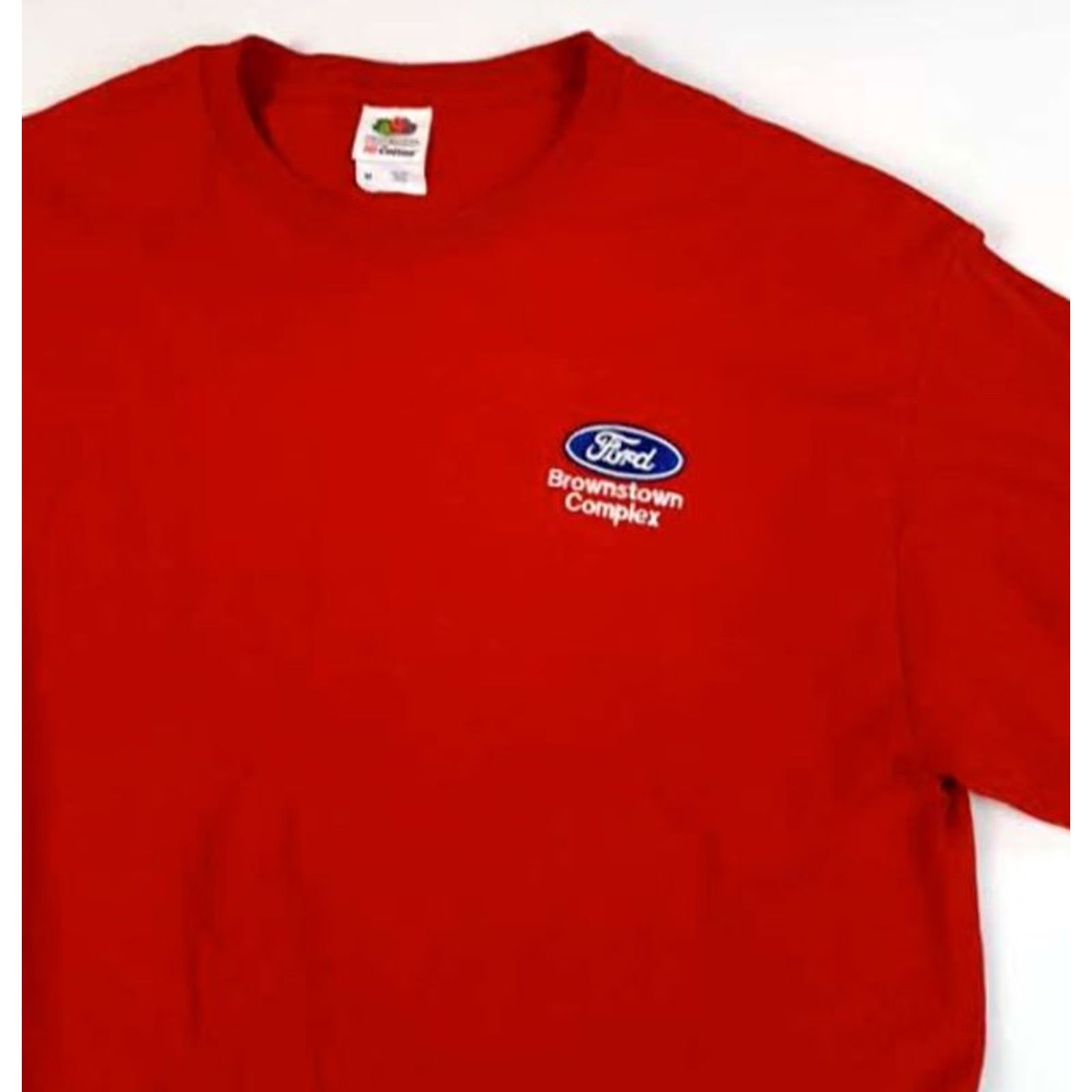 Fruit Of The Loom UAW Ford Brownstown Complex Long Sleeve Fruit of the Loom Medium Shirt - Red Size US M / EU 48-50 / 2 - 2 Thumbnail