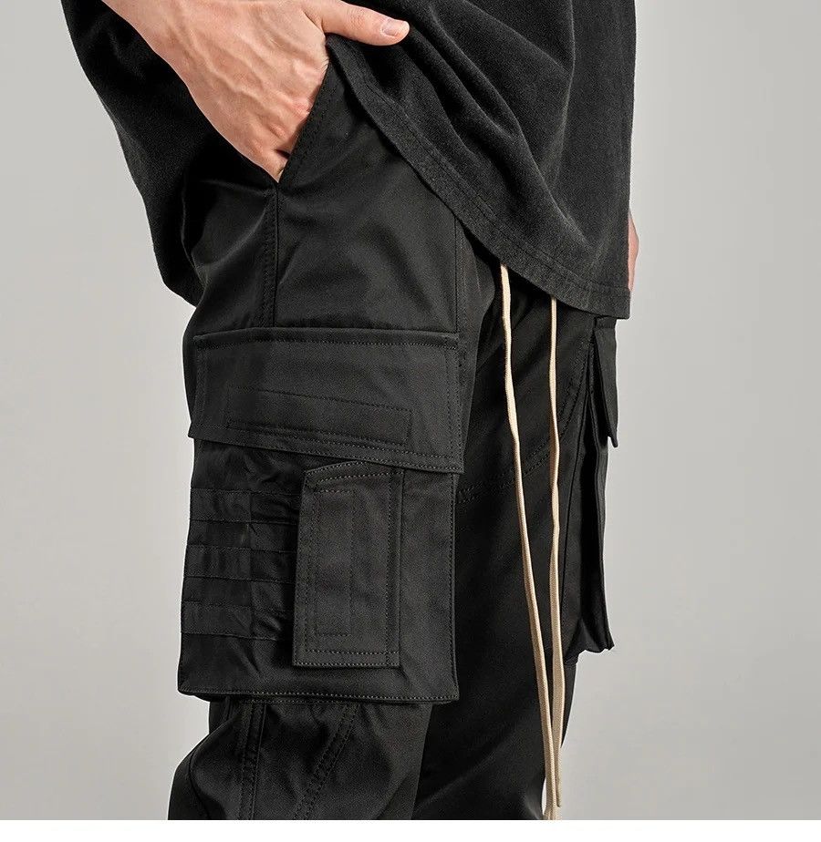 Utility tactical flared cargo pants y2k