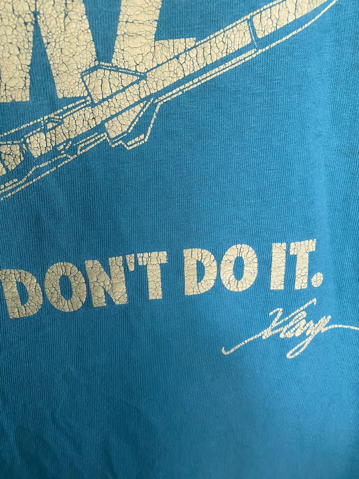 X-LARGE 2004 X-Large No War Nuke Rockets Parody Nike Size US XL / EU 56 / 4 - 5 Thumbnail