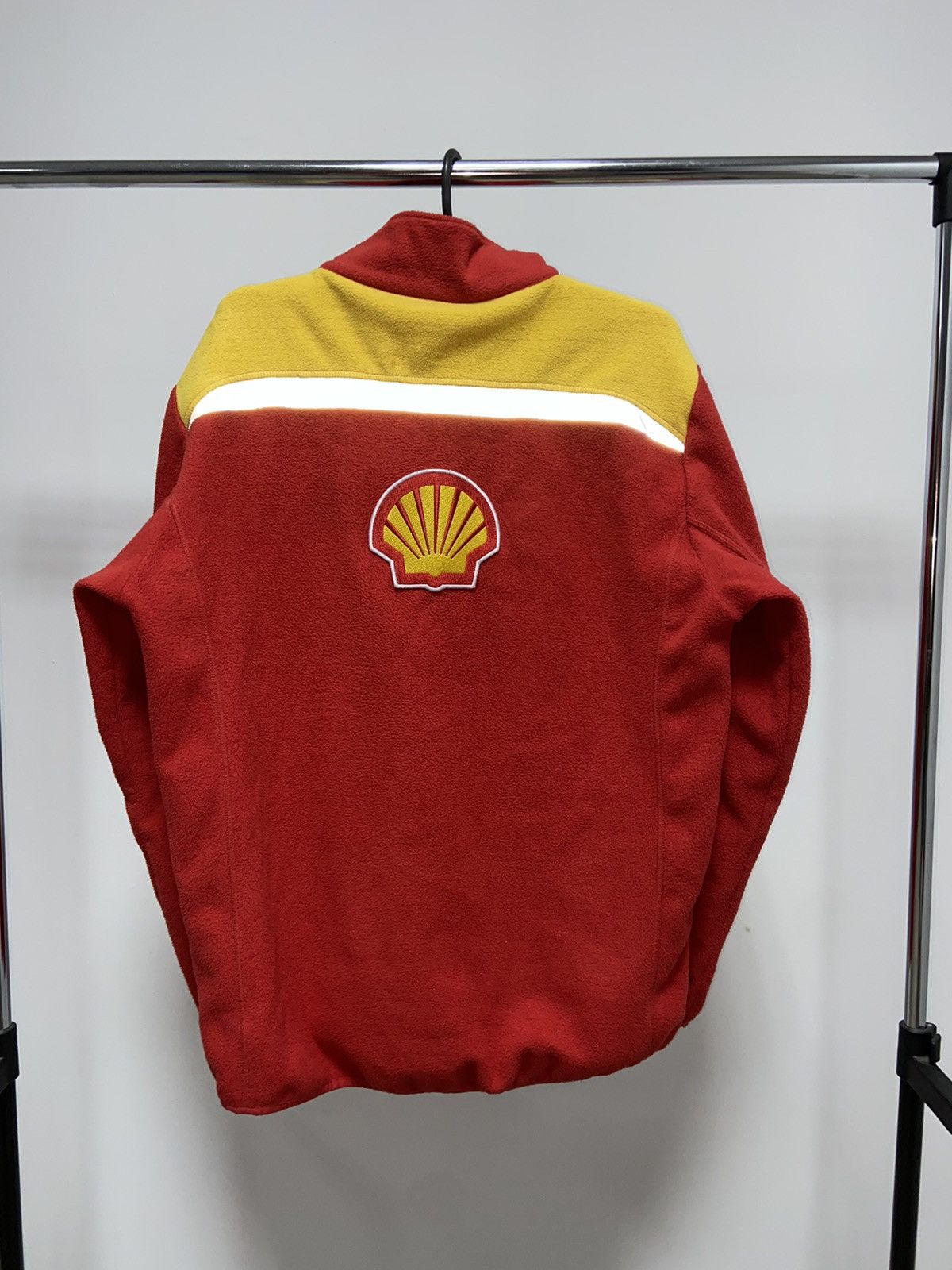Ferrari × Vintage Ferrari reflective stripe Racing Fleece Jacket Big Logo Size US M / EU 48-50 / 2 - 2 Thumbnail