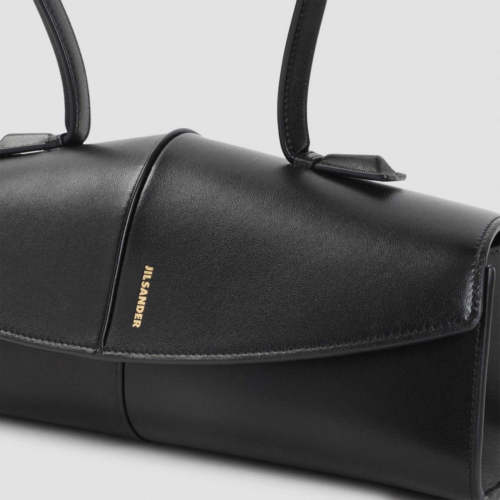 Jil Sander JIL SANDER Black Leather Shoulder Bag New & Authentic Size ONE SIZE - 4 Thumbnail