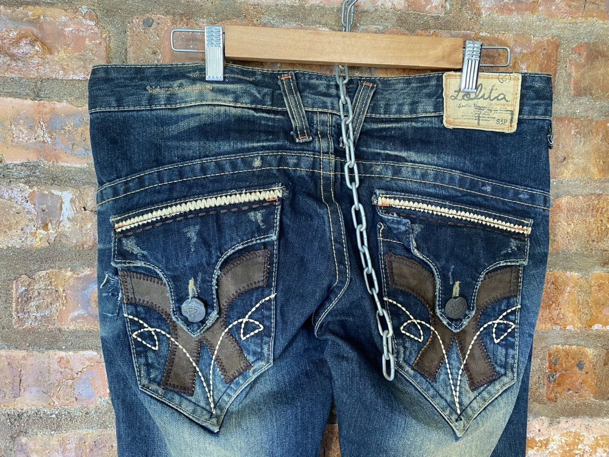 Japanese Brand FLARE🔥Lolita Jeans x Yoshitomo Nara pants Size US 34 / EU 50 - 13 Thumbnail