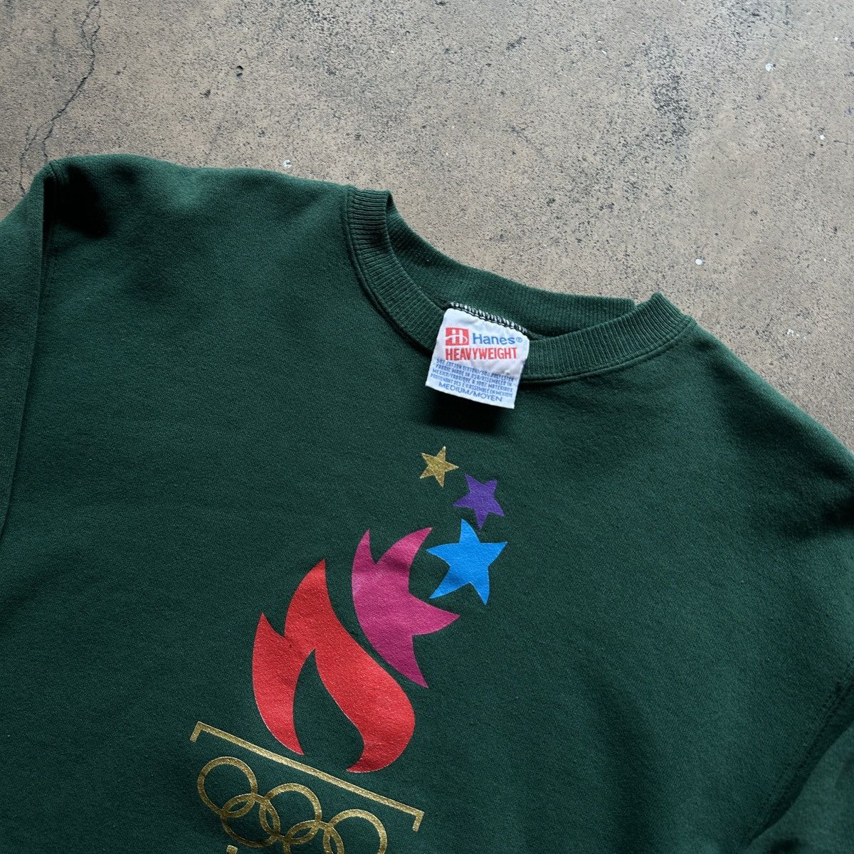 Vintage 1996 Atalnta Olympics Games Crewneck Size US M / EU 48-50 / 2 - 2 Thumbnail