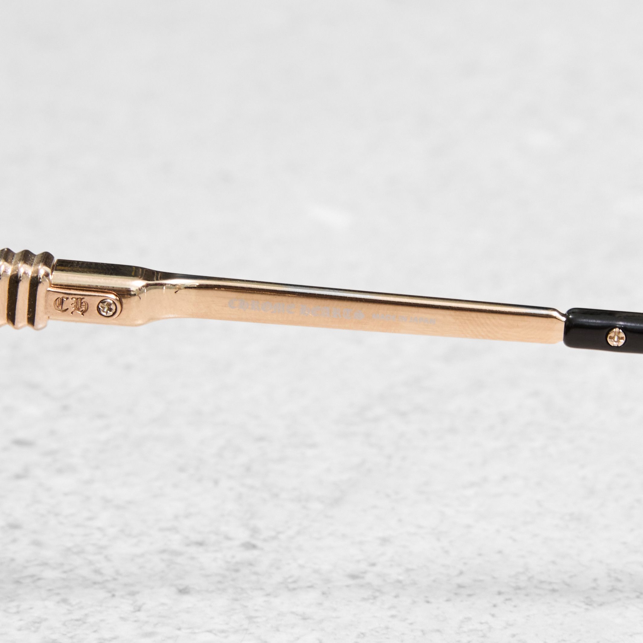 Chrome Hearts CHROME HEARTS DRIPPY BLACK/GOLD PLATED BLACK Size ONE SIZE - 3 Thumbnail