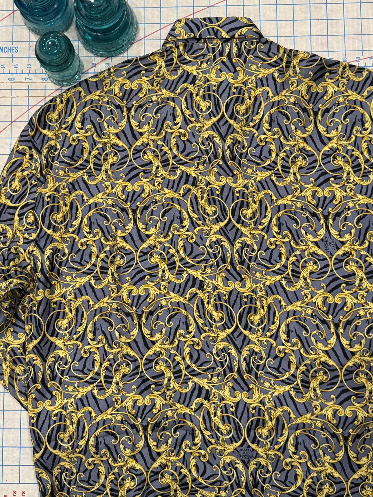 Versace Versace Classic V2 Baroque Silk Print Button Up Mens Medium Size US M / EU 48-50 / 2 - 13 Thumbnail