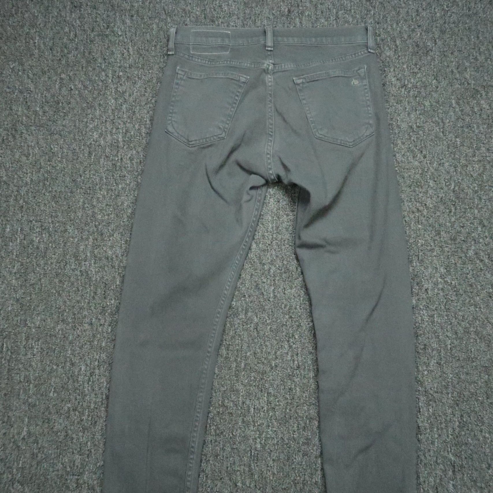 Rag & Bone rag & bone Jeans Men 30x30 Gray Slim 5-Pocket Denim Button Fly Stretch N/A Size US 30 / EU 46 - 5 Thumbnail