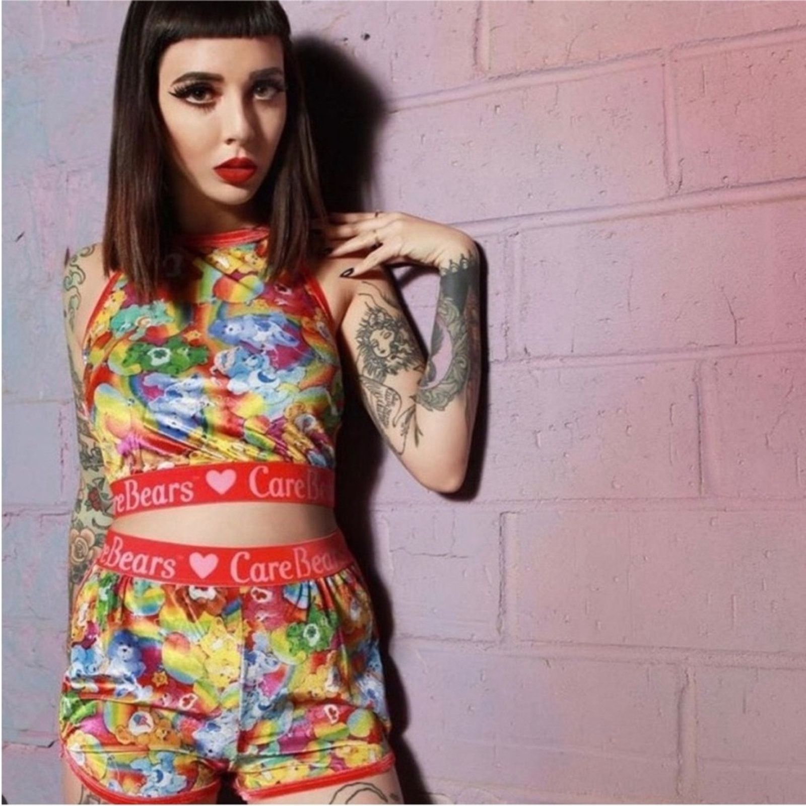 Iron Fist Iron Fist Care Bears Lots A Rainbows S Halter Tank Top Crop Size S / US 4 / IT 40 - 9 Thumbnail